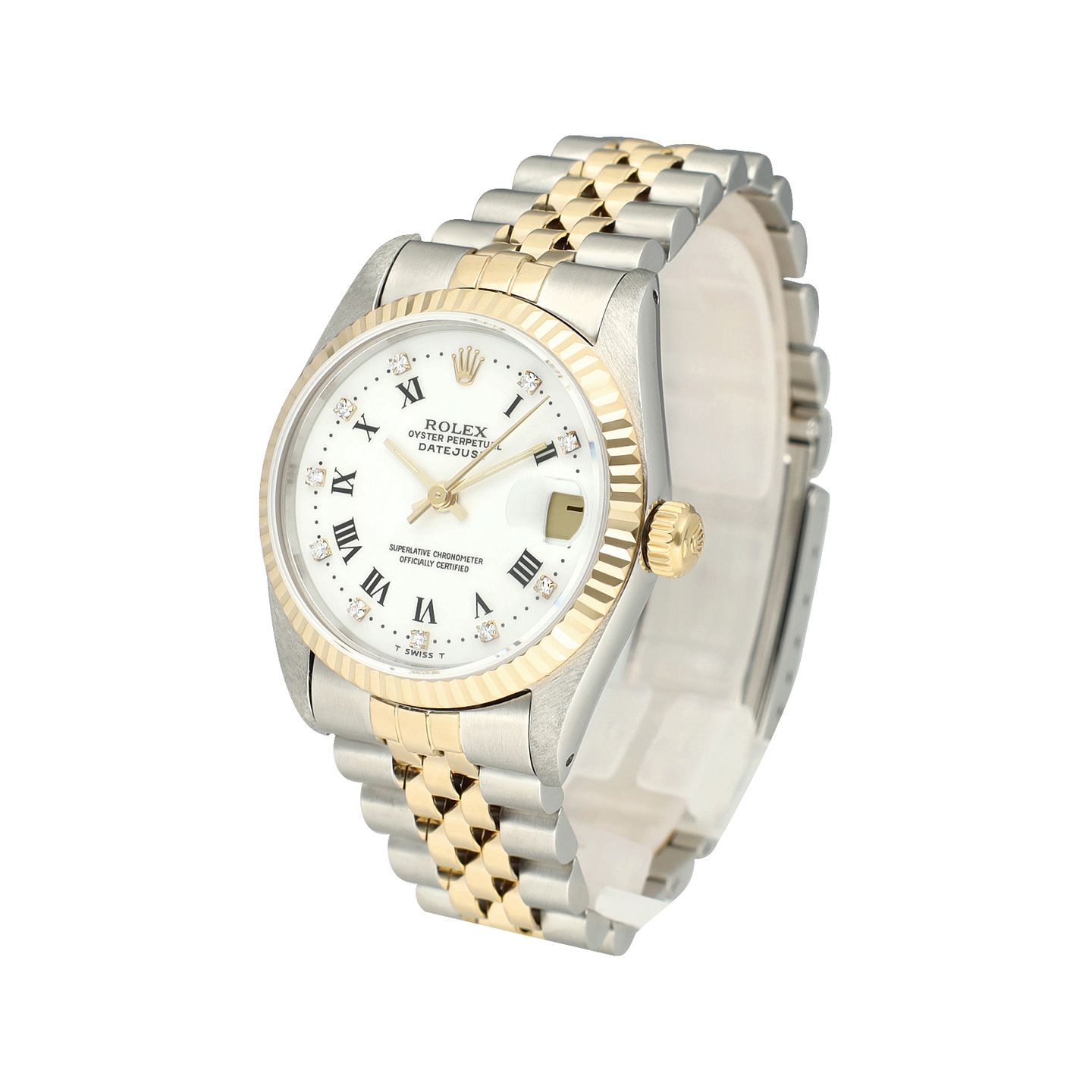 Rolex Datejust 31 68273 (1991) - Wit wijzerplaat 31mm Goud/Staal (4/8)