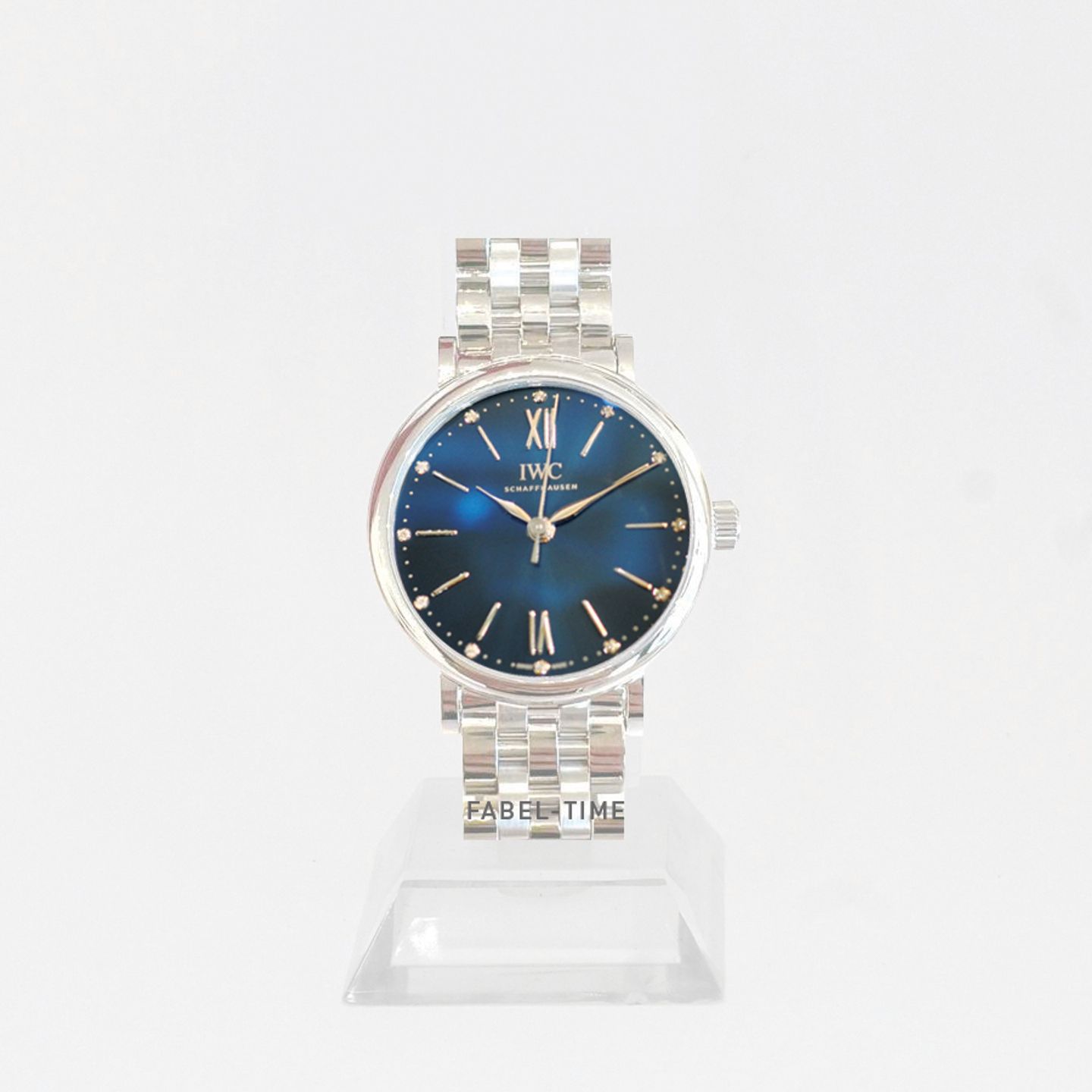 IWC Portofino Automatic IW357413 (2024) - Blauw wijzerplaat 34mm Staal (1/1)