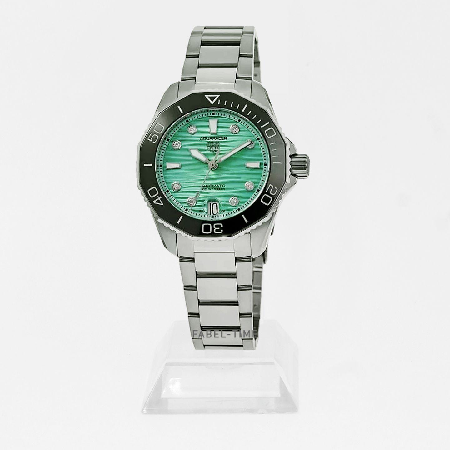 TAG Heuer Aquaracer WBP231K.BA0618 (2024) - Groen wijzerplaat 36mm Staal (1/1)