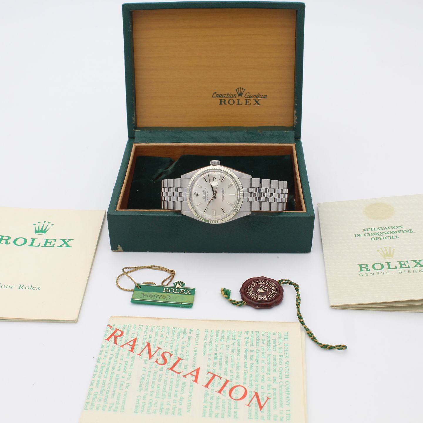 Rolex Datejust 1601 (1973) - Silver dial 36 mm Steel case (2/8)