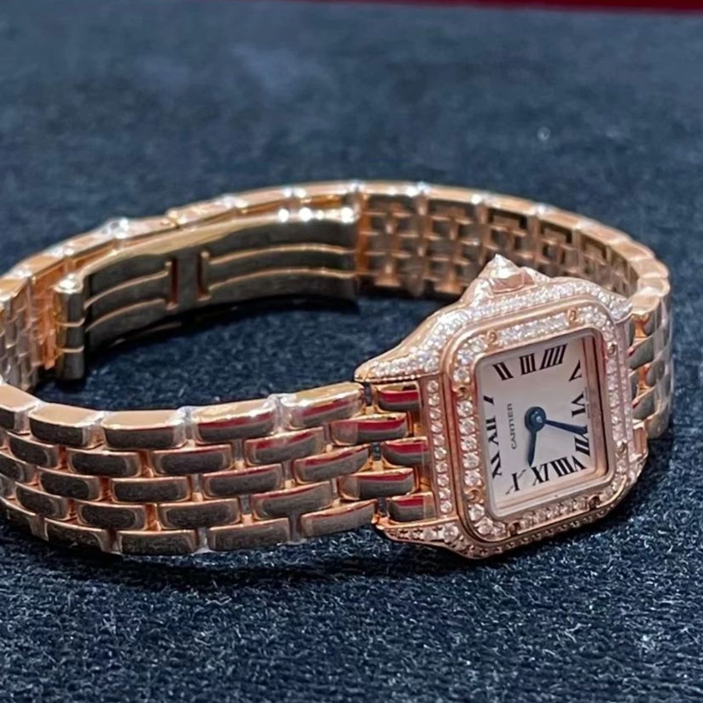 Cartier Panthère WJPN0068 (2025) - Zilver wijzerplaat 20mm Roségoud (3/4)