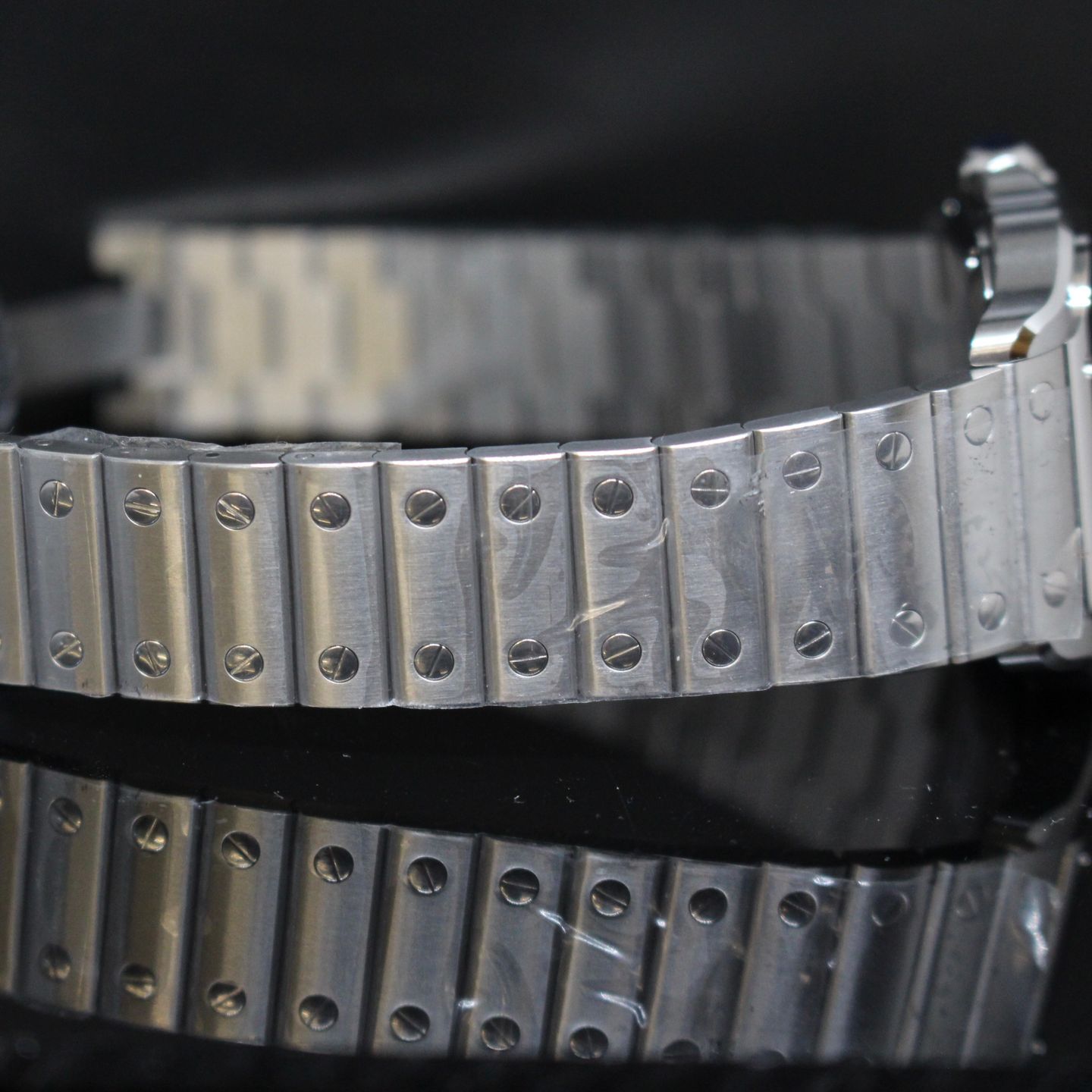 Cartier Santos WSSA0061 (2025) - Green dial 35 mm Steel case (3/5)