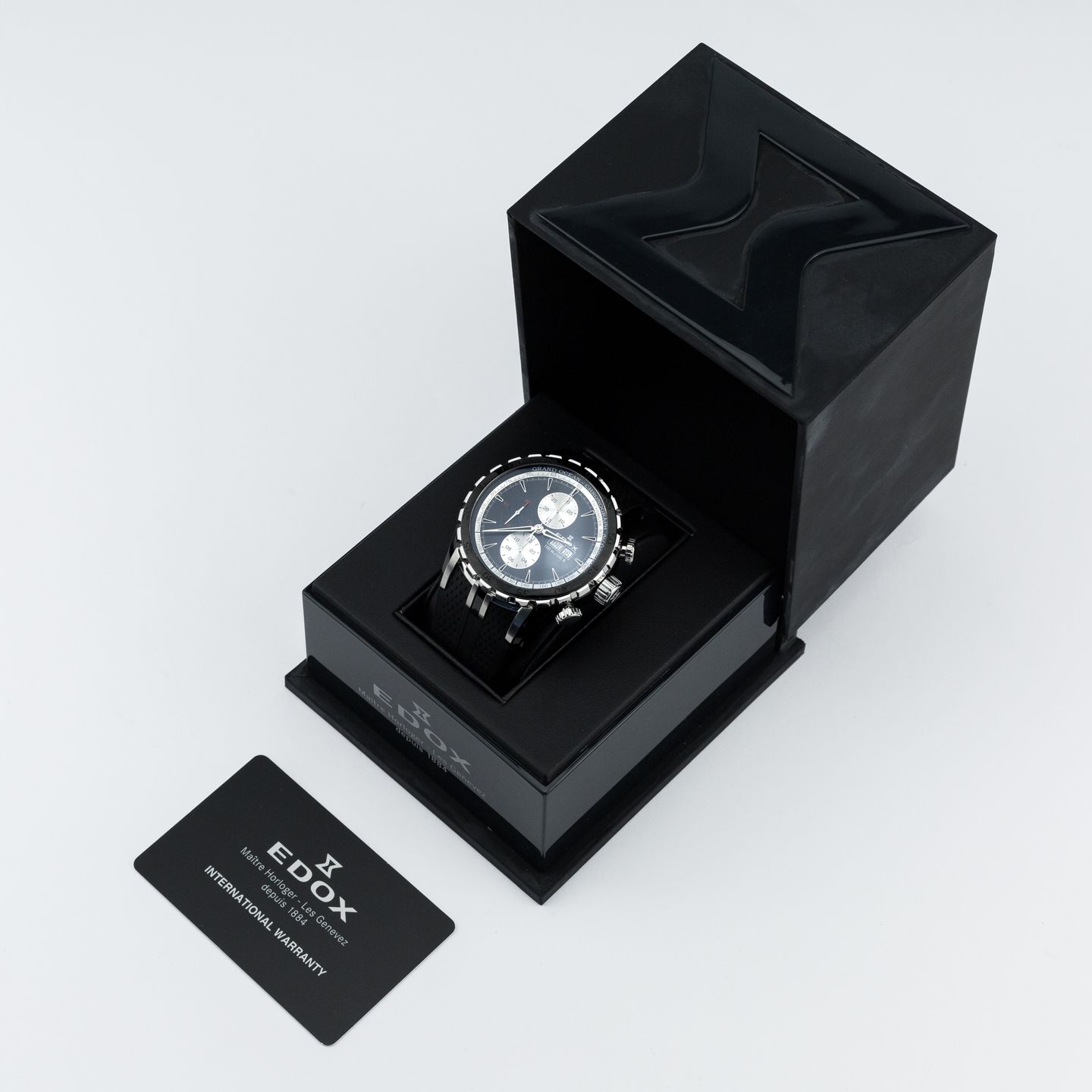 Edox Class-1 01121 357NCA NIN (2020) - Black dial 40 mm Steel case (2/8)