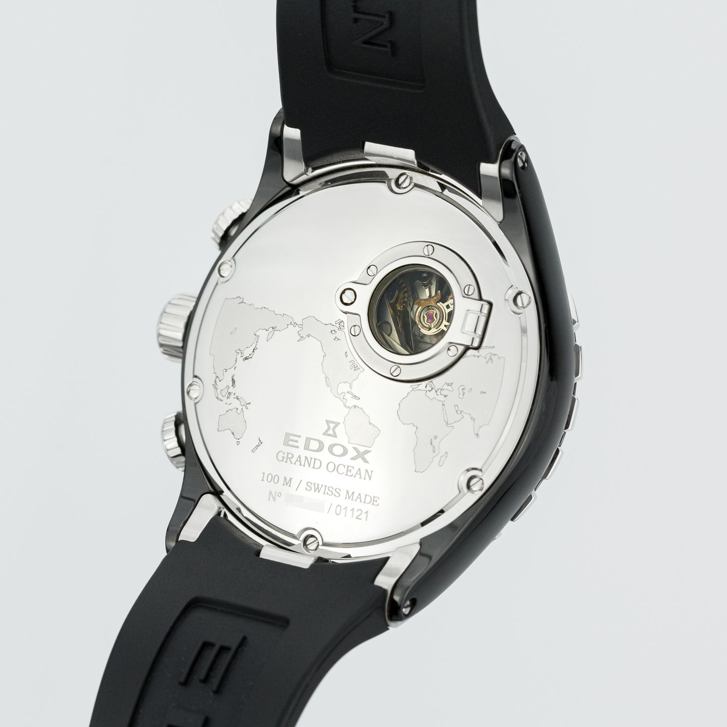 Edox Class-1 01121 357NCA NIN (2020) - Black dial 40 mm Steel case (7/8)