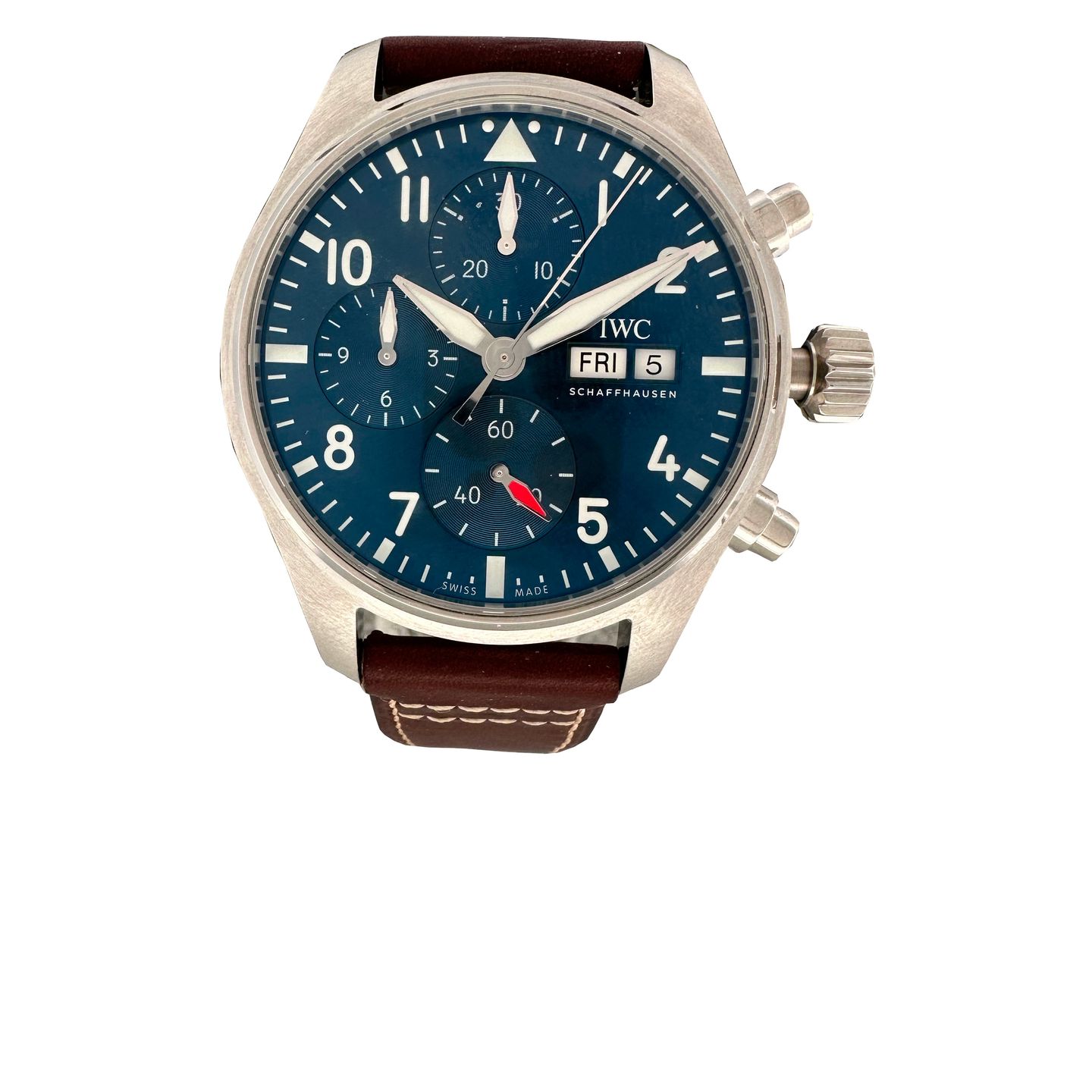 IWC Pilot Chronograph IW388101 (2023) - Blauw wijzerplaat 41mm Staal (2/7)