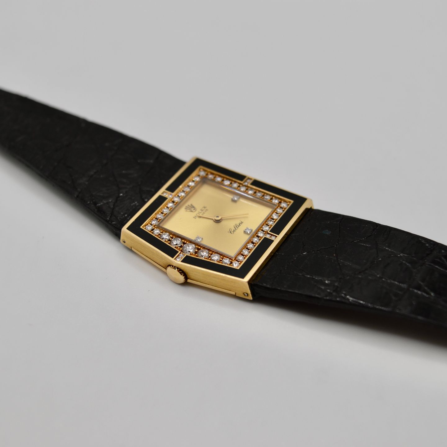 Rolex Cellini 4932 (Unknown (random serial)) - Champagne dial 26 mm Yellow Gold case (2/8)