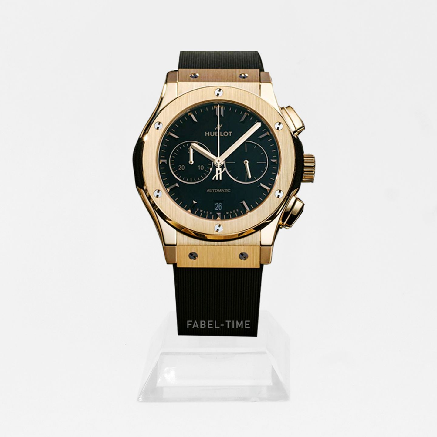 Hublot Classic Fusion Chronograph 541.VX.1130.RX (2024) - Black dial 42 mm Yellow Gold case (1/1)