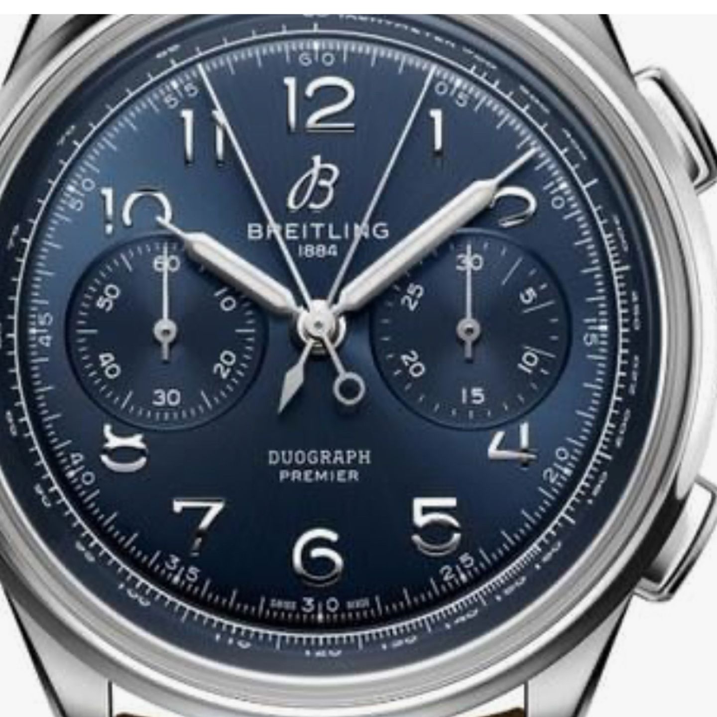 Breitling Duograph AB1510171C1P1 (2024) - Blauw wijzerplaat 42mm Staal (1/1)