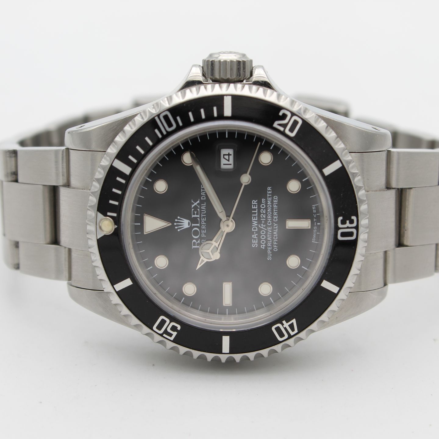 Rolex Sea-Dweller 4000 16600 (1995) - Zwart wijzerplaat 40mm Staal (4/8)