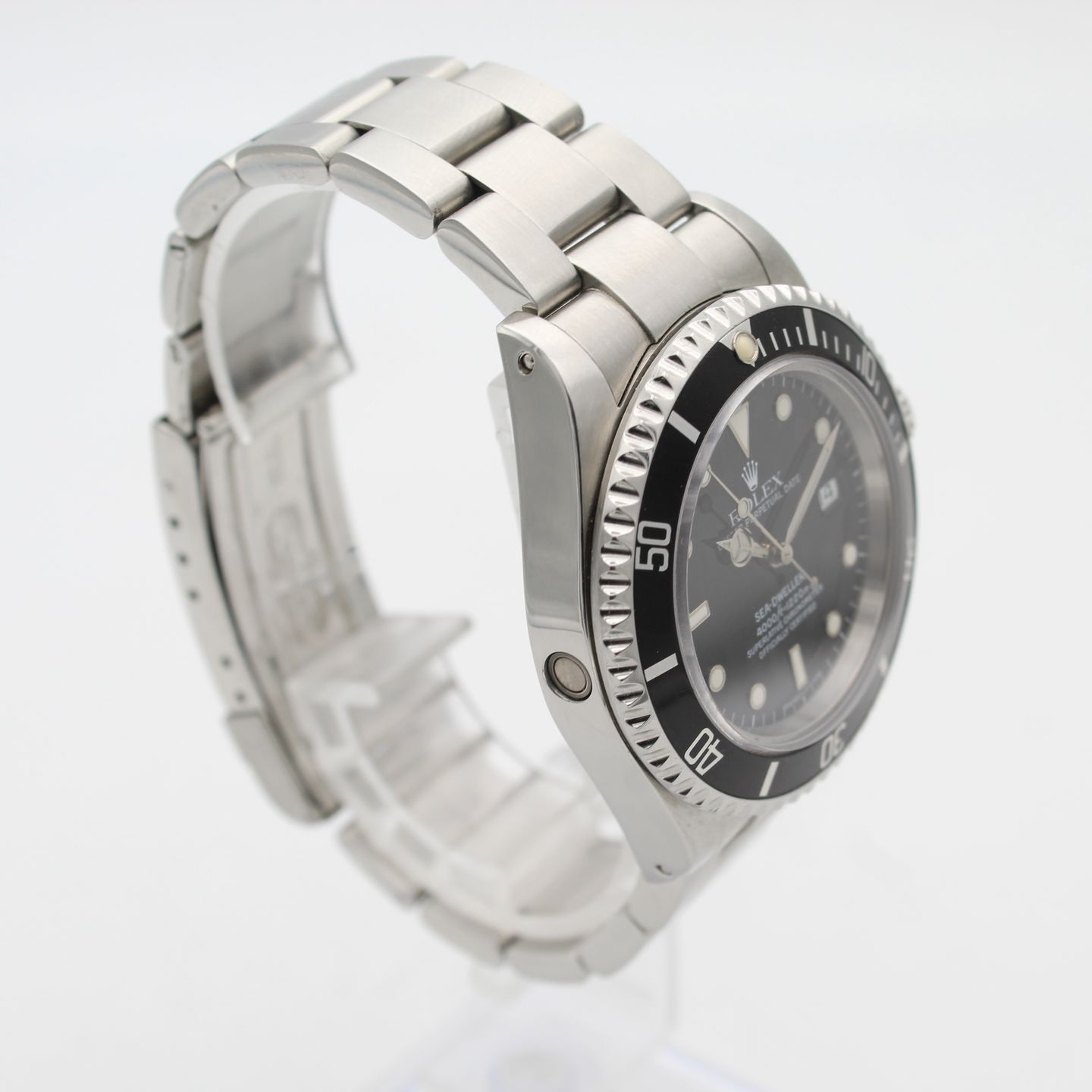 Rolex Sea-Dweller 4000 16600 (1995) - Zwart wijzerplaat 40mm Staal (3/8)