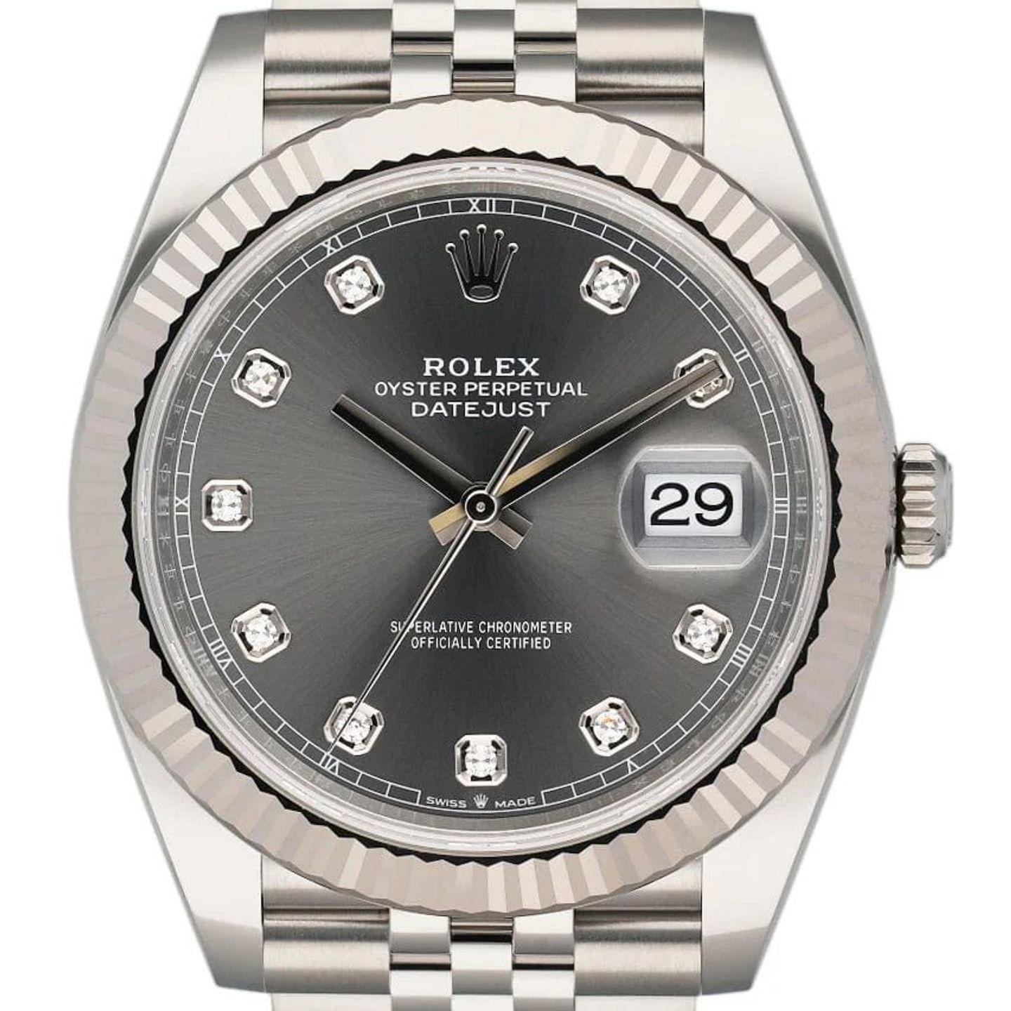 Rolex Datejust 41 126334 (2016) - Grey dial 41 mm Steel case (1/1)