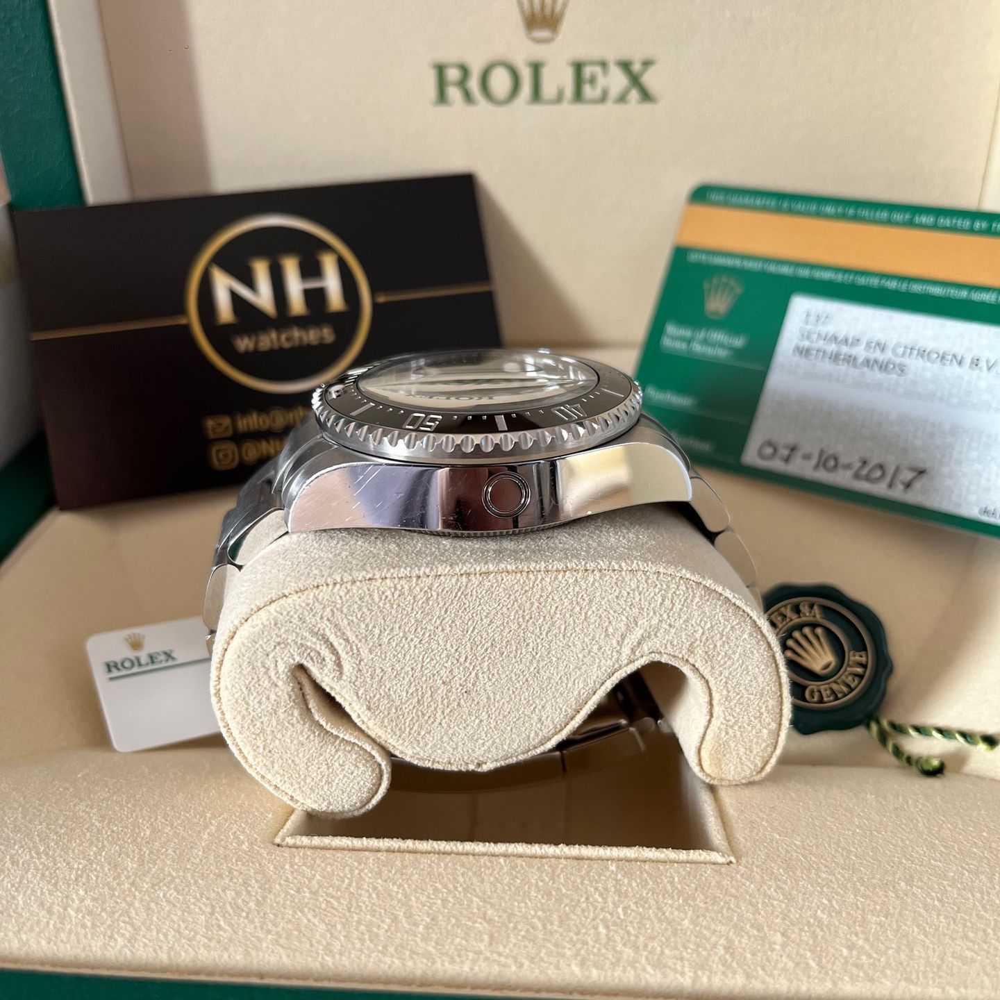 Rolex Sea-Dweller Deepsea 116660 (2017) - Zwart wijzerplaat 44mm Staal (4/8)