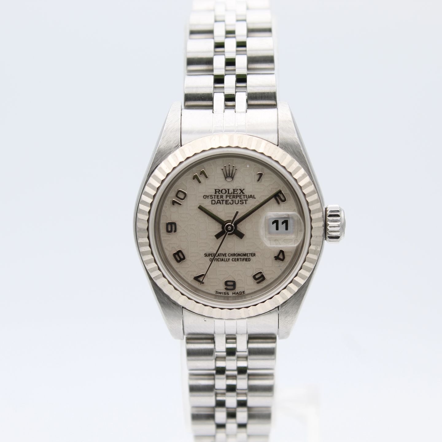 Rolex Lady-Datejust 79174 (2003) - Champagne dial 26 mm Steel case (2/8)