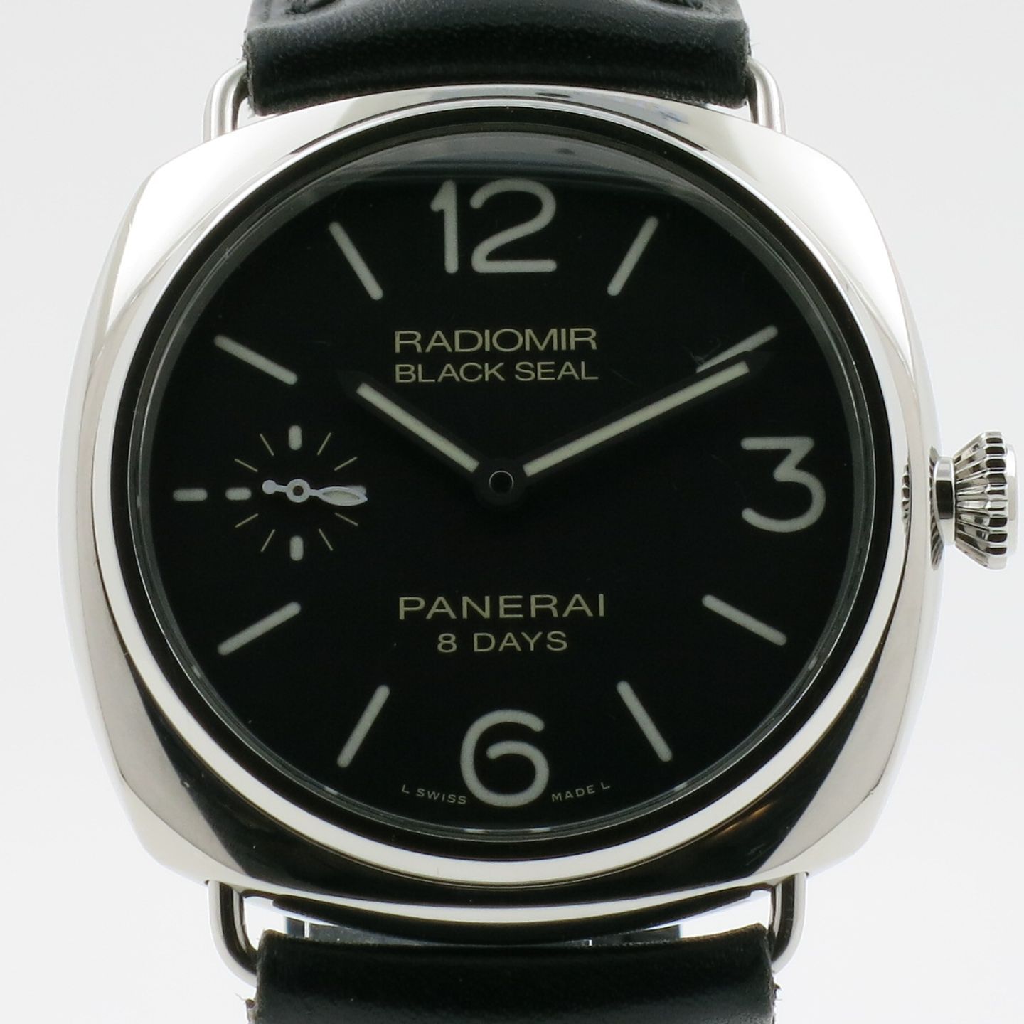 Panerai Radiomir 8 Days PAM 00609 (2015) - Black dial 45 mm Steel case (1/8)