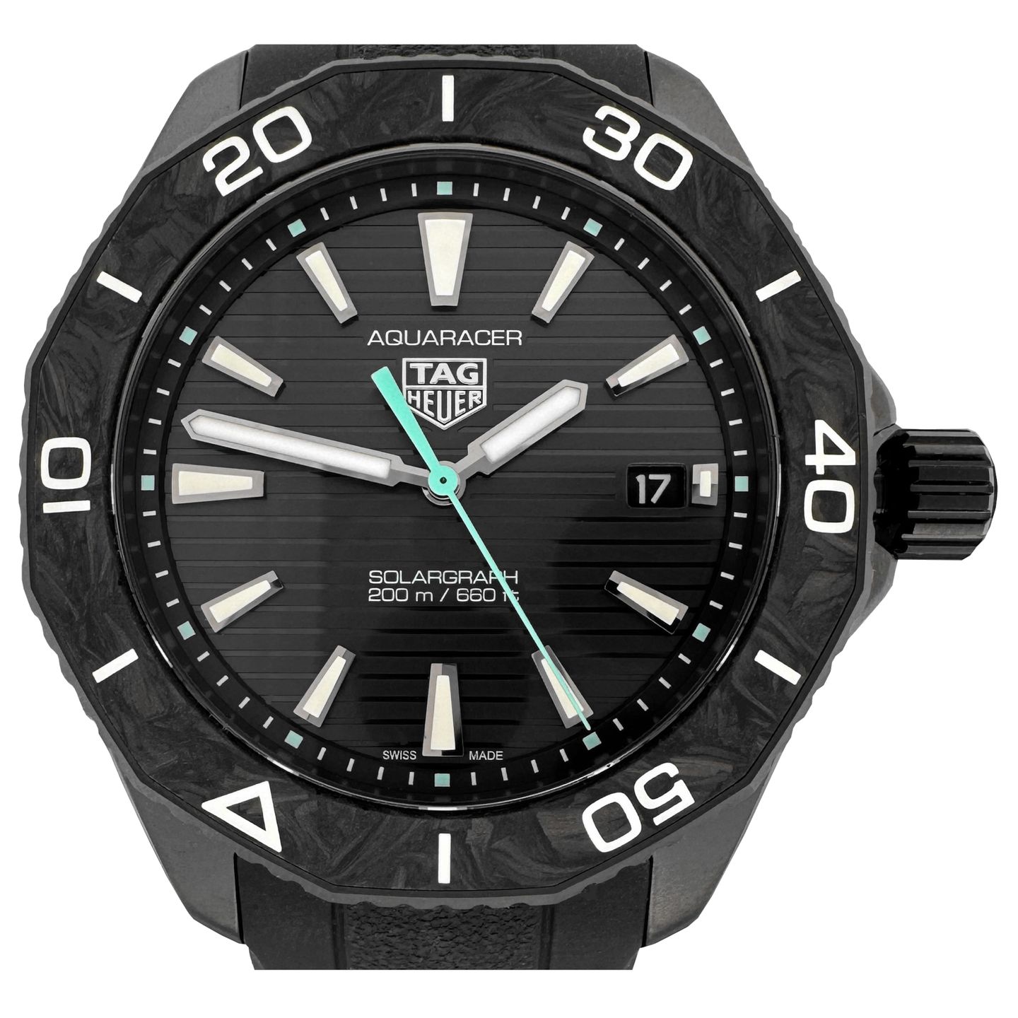 TAG Heuer Aquaracer WBP1112.FT6199 (2024) - Zwart wijzerplaat 40mm Keramiek (1/8)