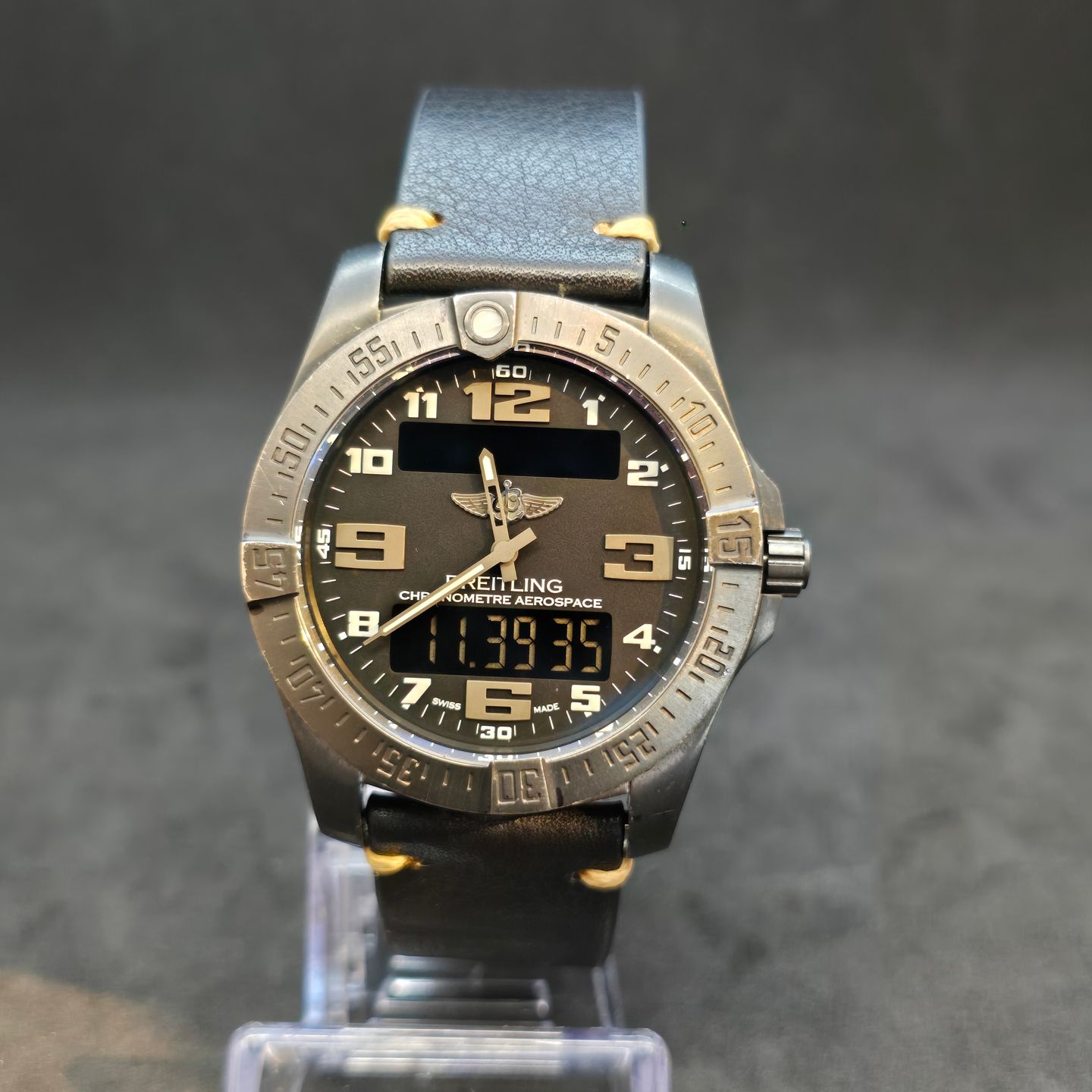 Breitling Aerospace EVO V79363101B1S1 (Unknown (random serial)) - Black dial 43 mm Titanium case (1/4)