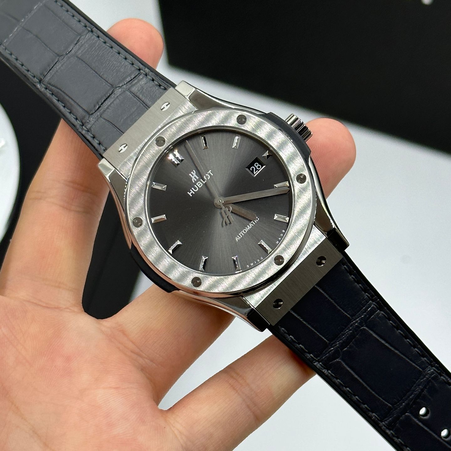 Hublot Classic Fusion Racing Grey 542.NX.7071.LR - (8/8)