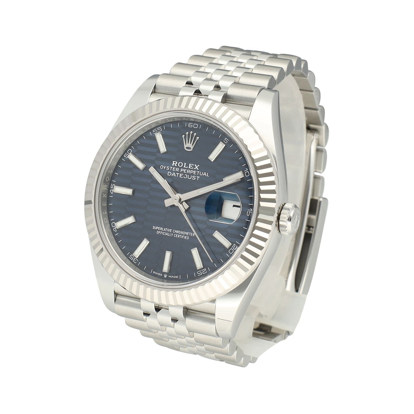 Rolex Datejust 41 126334 (2023) - Blue dial 41 mm Steel case (4/8)