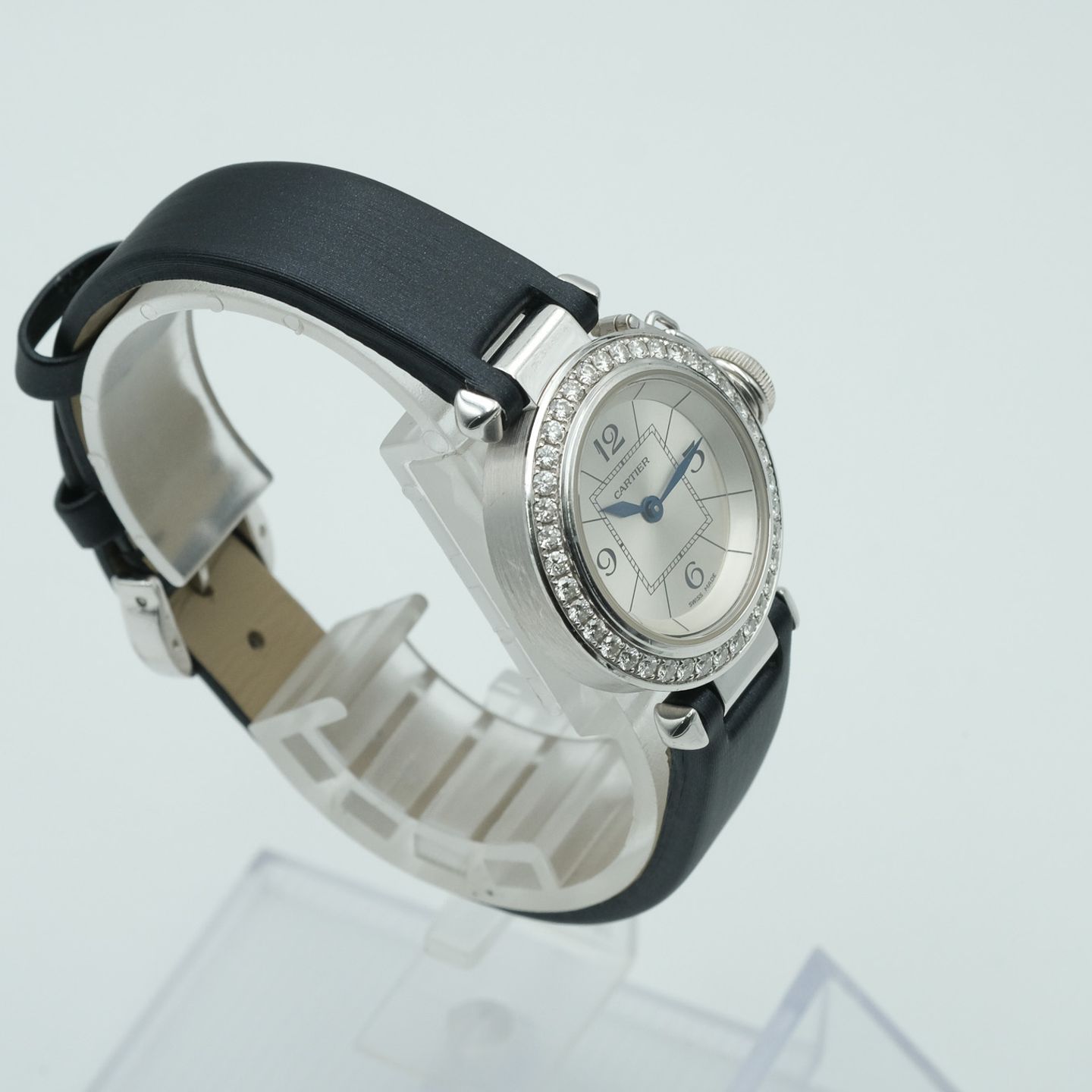 Cartier Pasha WJ124027 (2011) - Silver dial 27 mm White Gold case (5/8)