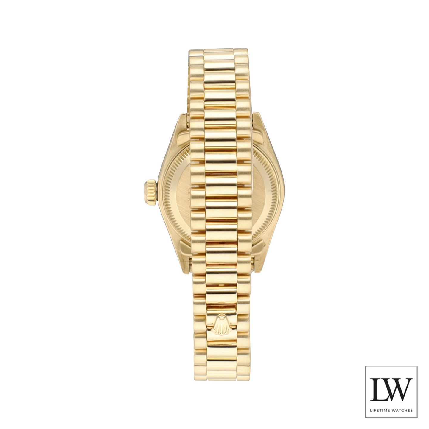 Rolex Lady-Datejust 69178 (1991) - Zwart wijzerplaat 26mm Geelgoud (5/8)