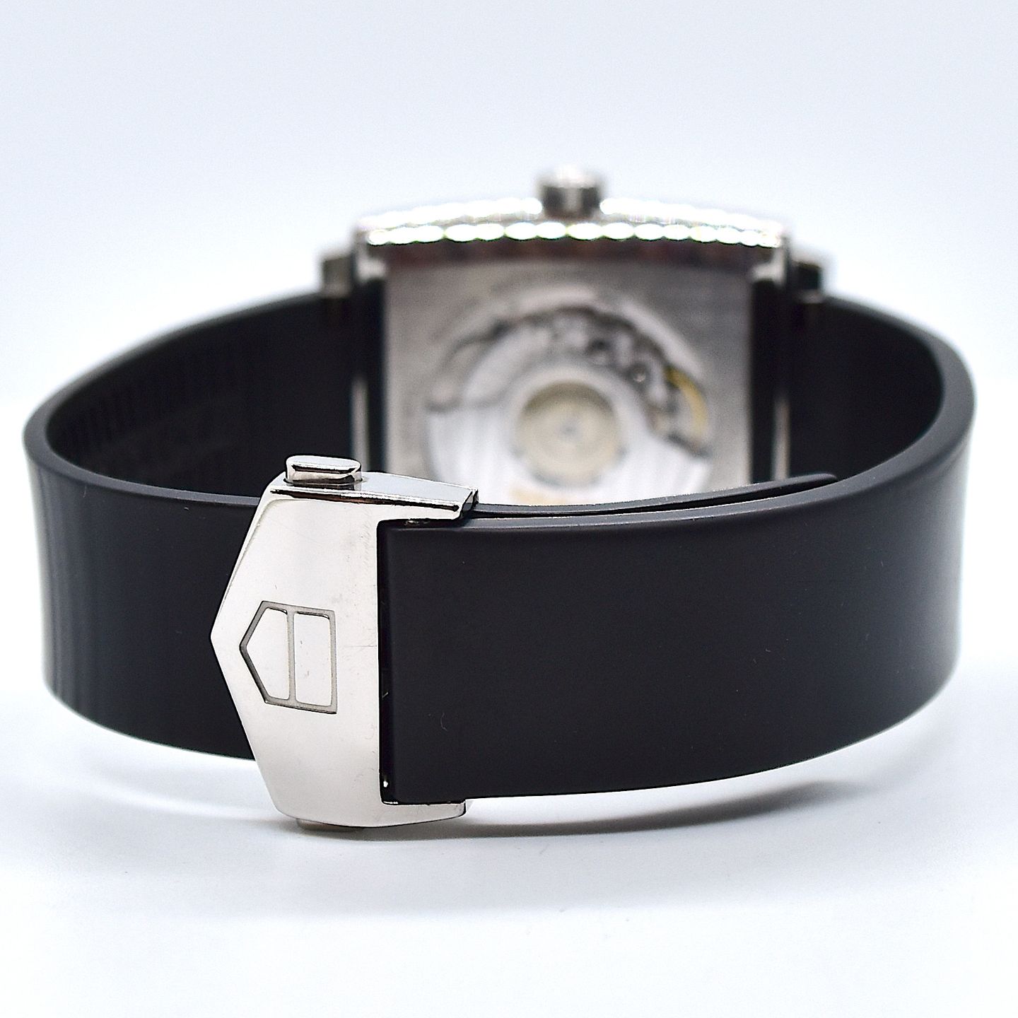 TAG Heuer Monaco Calibre 6 WW2110 (2009) - Zwart wijzerplaat 37mm Staal (4/8)