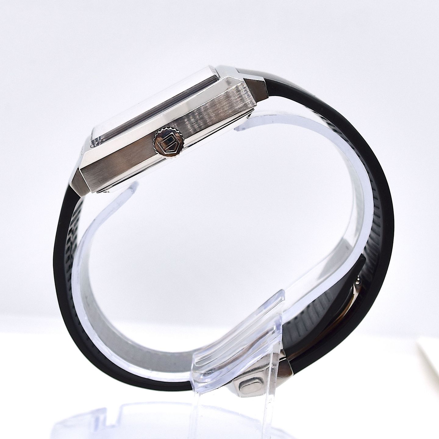 TAG Heuer Monaco Calibre 6 WW2110 (2009) - Zwart wijzerplaat 37mm Staal (6/8)