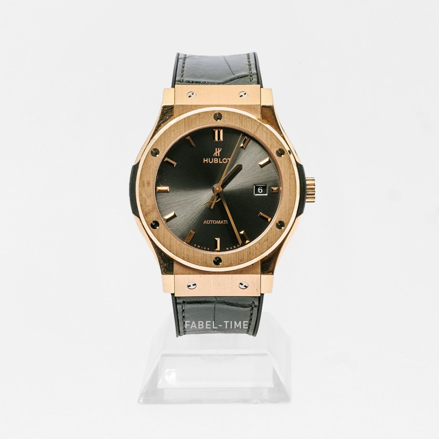 Hublot Classic Fusion Racing Grey 565.OX.7081.RX (2024) - Grey dial 38 mm Rose Gold case (1/1)