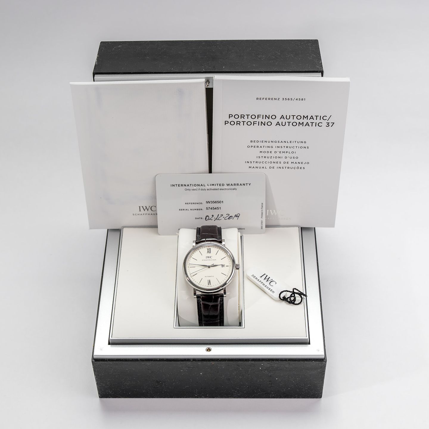 IWC Portofino Automatic IW356501 (2019) - 40mm Staal (8/8)