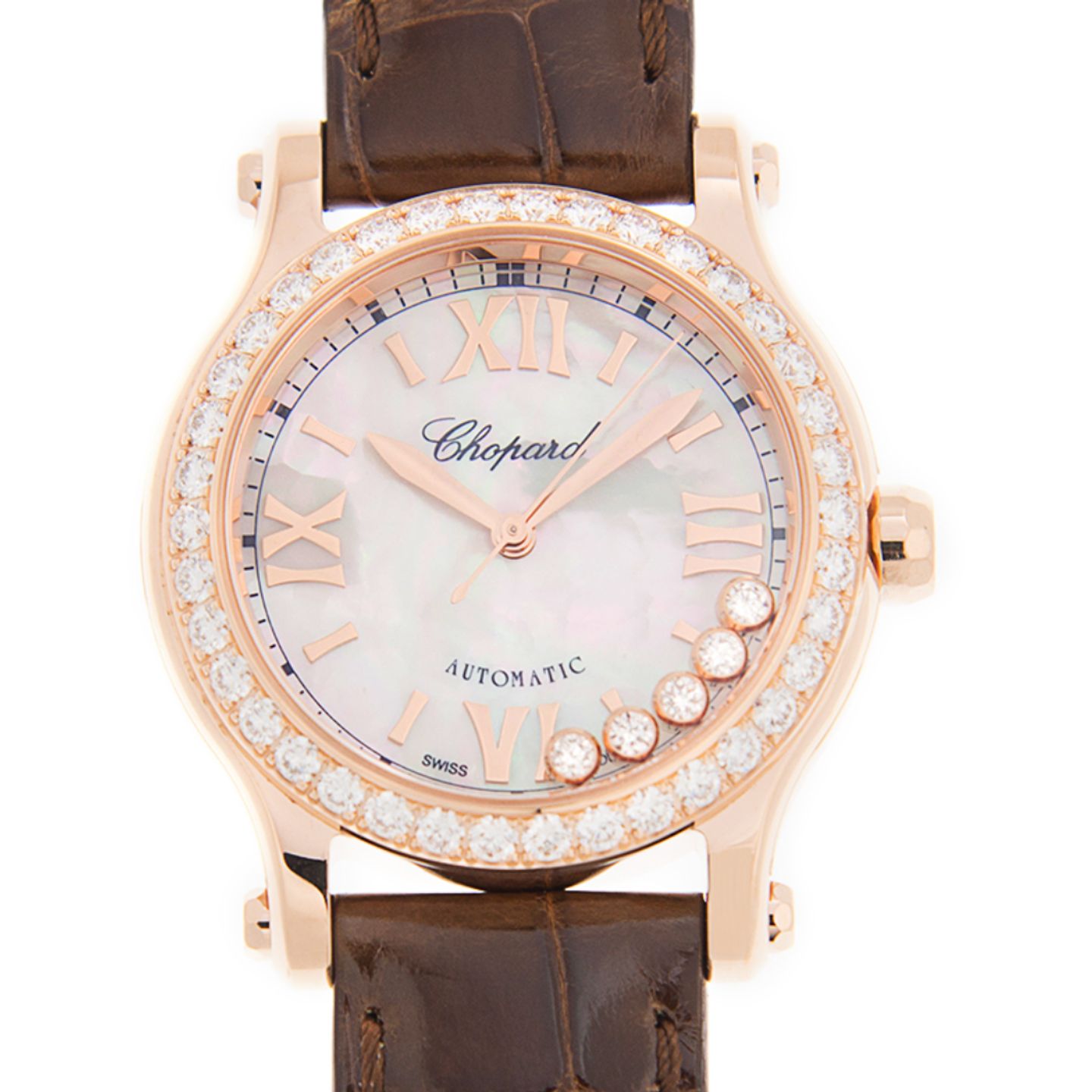 Chopard Happy Sport 274893-5010 (2022) - Parelmoer wijzerplaat 30mm Roségoud (1/1)