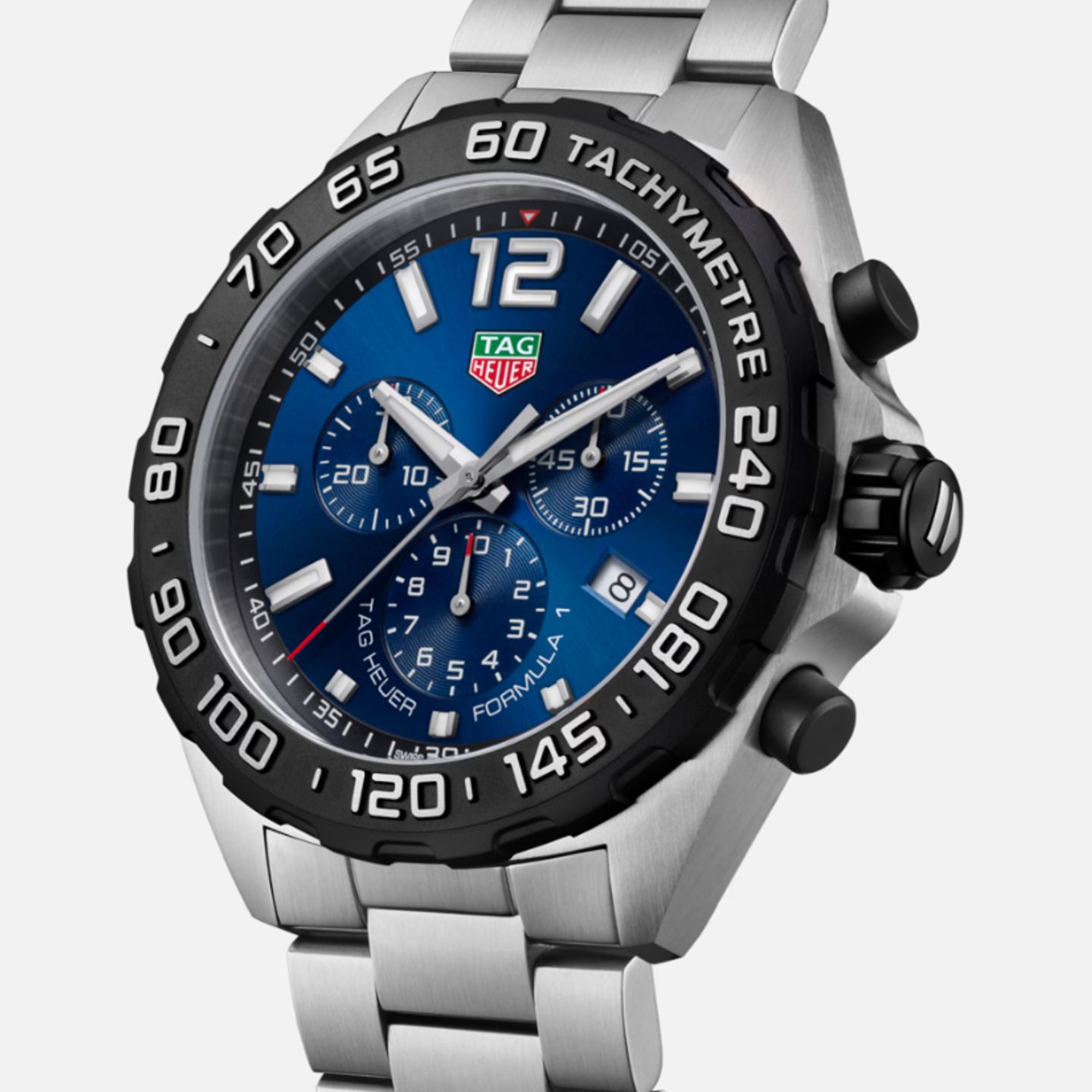 TAG Heuer Formula 1 Quartz CAZ101AV.BA0842 (2024) - Blauw wijzerplaat 43mm Staal (1/1)