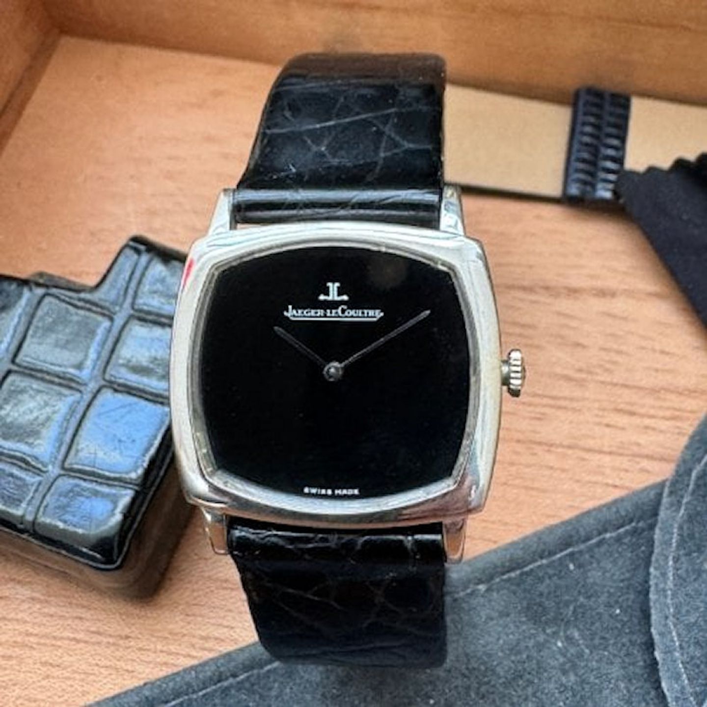 Jaeger-LeCoultre Vintage 4465-22 (1989) - White dial 29 mm White Gold case (1/8)