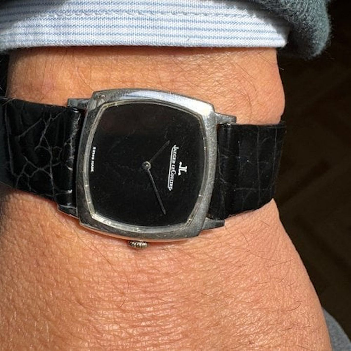 Jaeger-LeCoultre Vintage 4465-22 (1989) - White dial 29 mm White Gold case (4/8)