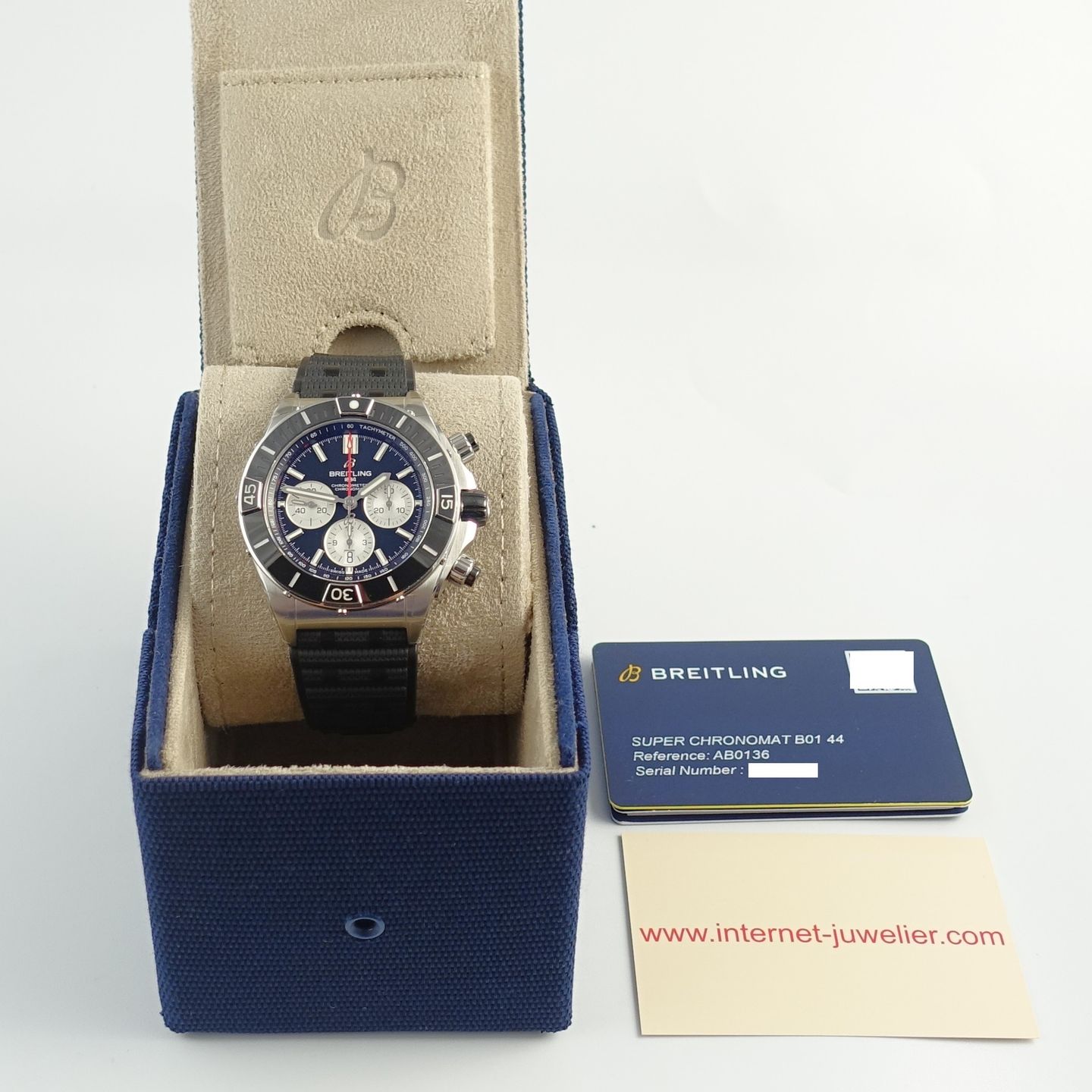 Breitling Chronomat AB0136251B1S1 (2024) - Zwart wijzerplaat 44mm Staal (8/8)