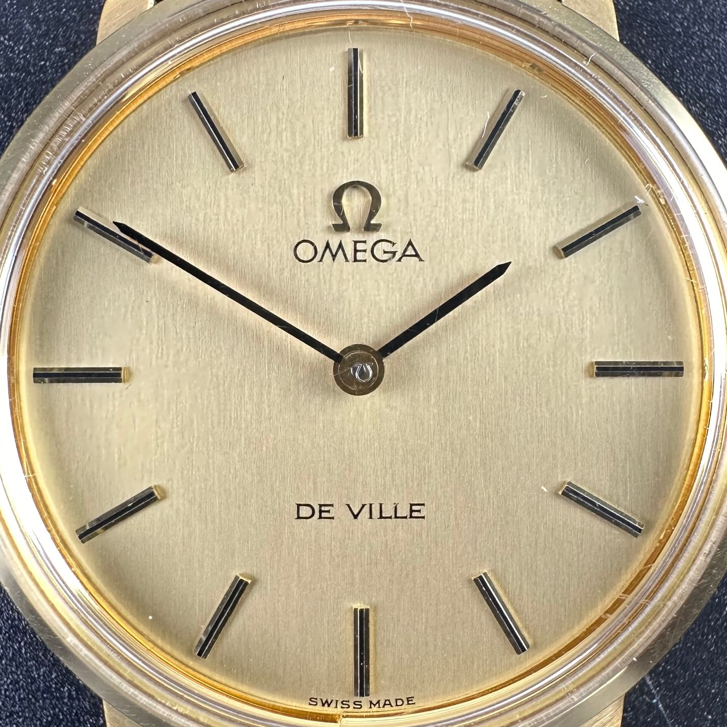 Omega De Ville 115.0001 (1972) - Gold dial 33 mm Gold/Steel case (8/8)