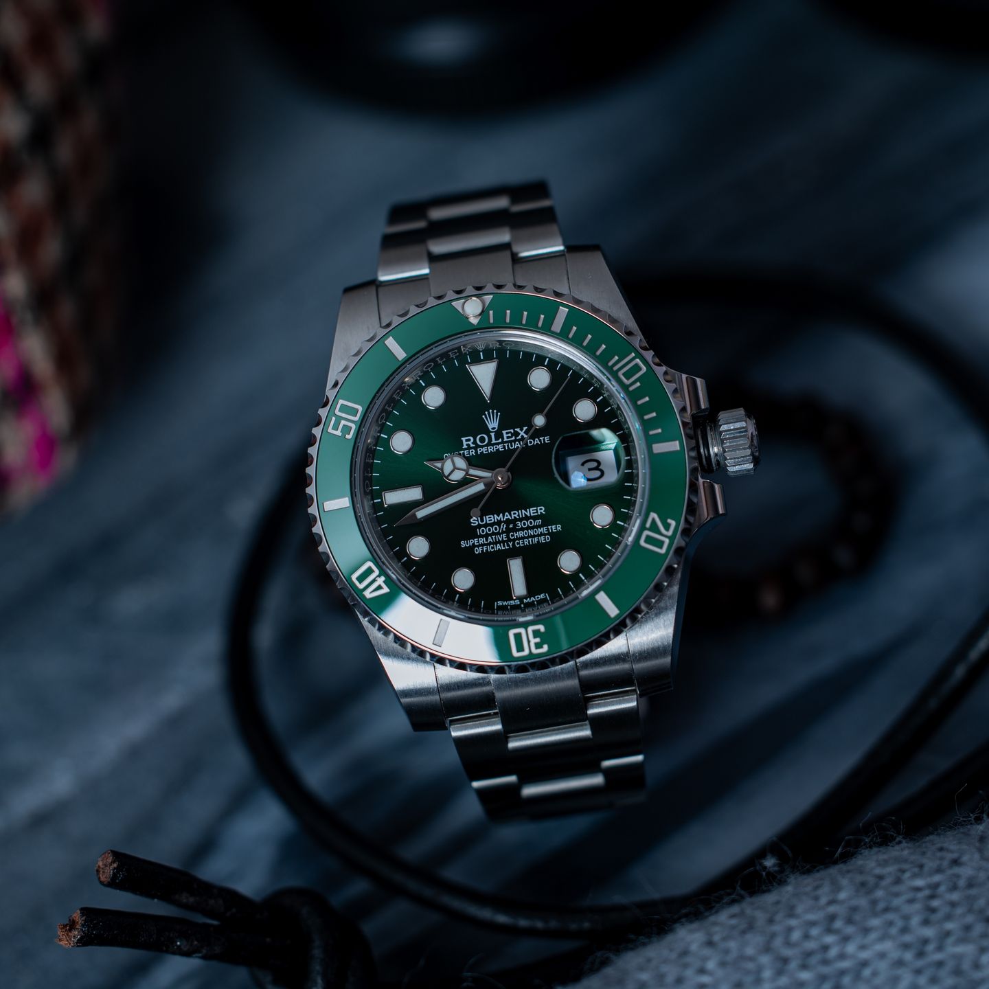 Rolex Submariner Date 116610LV (2020) - Groen wijzerplaat 40mm Staal (1/5)