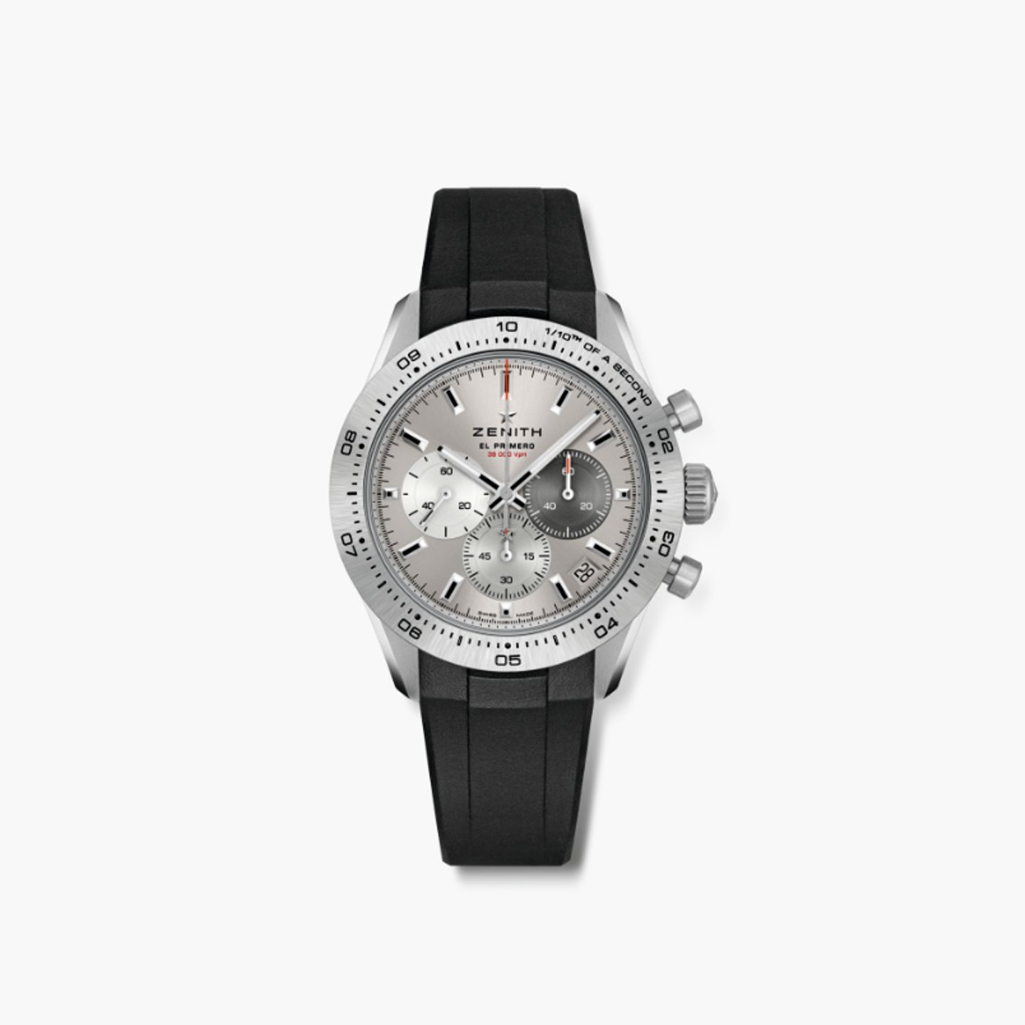 Zenith Chronomaster Sport 95.3100.3600/39.R951 (2024) - Zilver wijzerplaat 41mm Titanium (1/1)