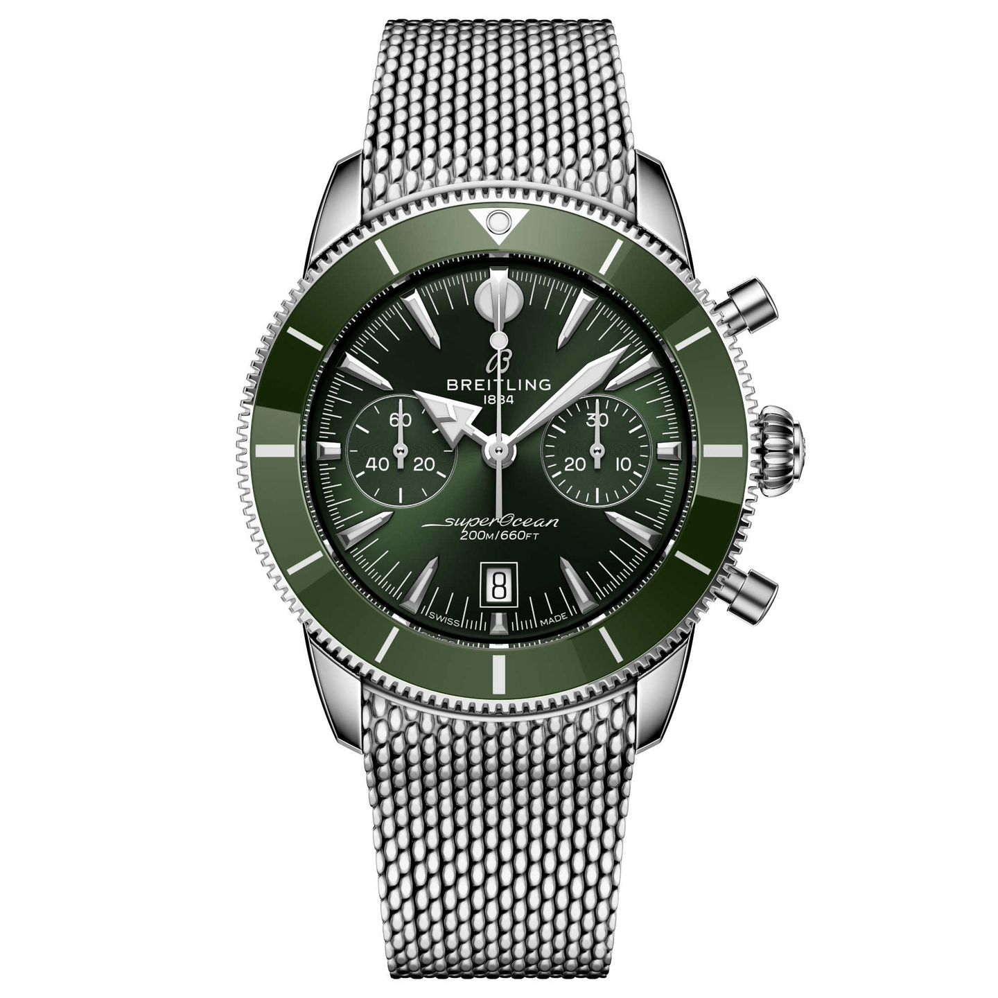 Breitling Superocean Heritage II 42 AB0156361L1A1 (2025) - Green dial 44 mm Steel case (1/1)