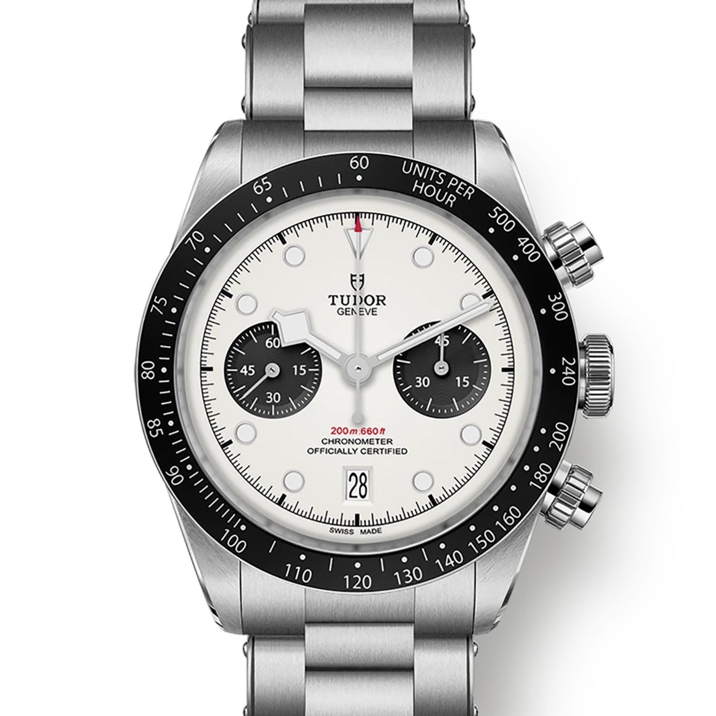 Tudor Black Bay Chrono 79360N (2025) - White dial 41 mm Steel case (1/2)