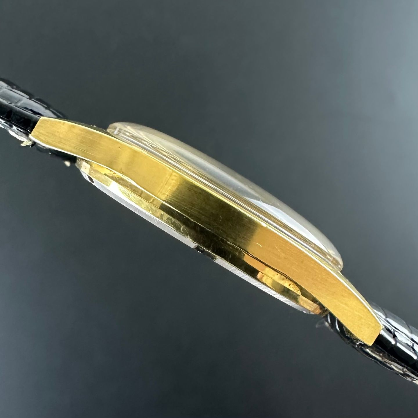 Omega Genève 135.041 (1970) - Gold dial 41 mm Steel case (6/8)