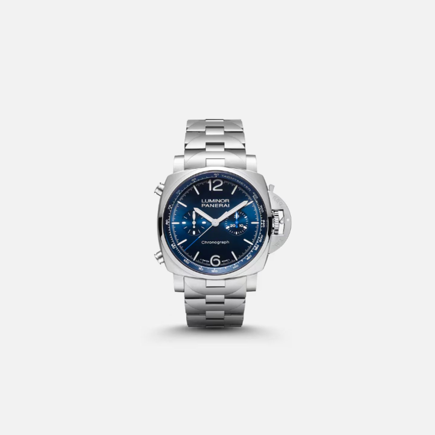 Panerai Luminor Chrono PAM01110 (2024) - Blauw wijzerplaat 44mm Staal (1/1)