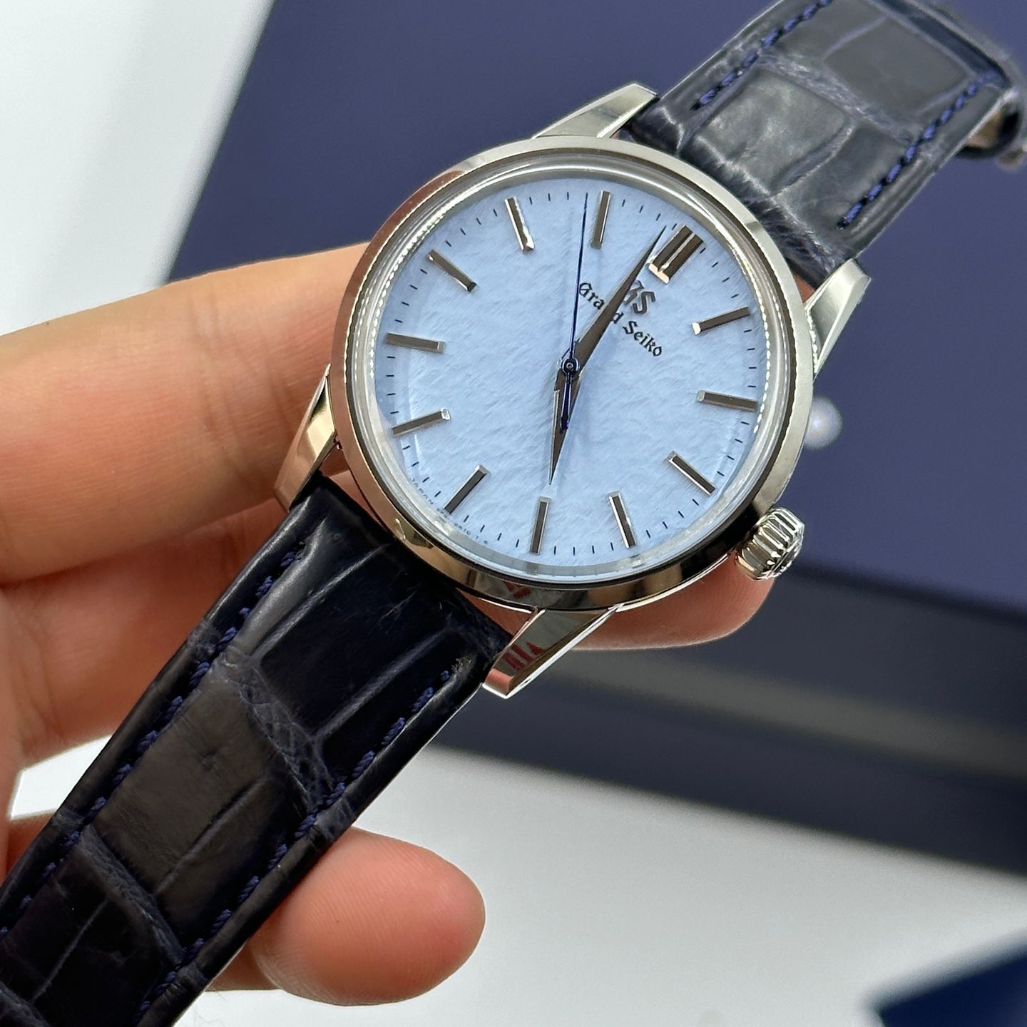 Grand Seiko Elegance Collection SBGX353 (2024) - Blauw wijzerplaat Onbekend Staal (7/8)