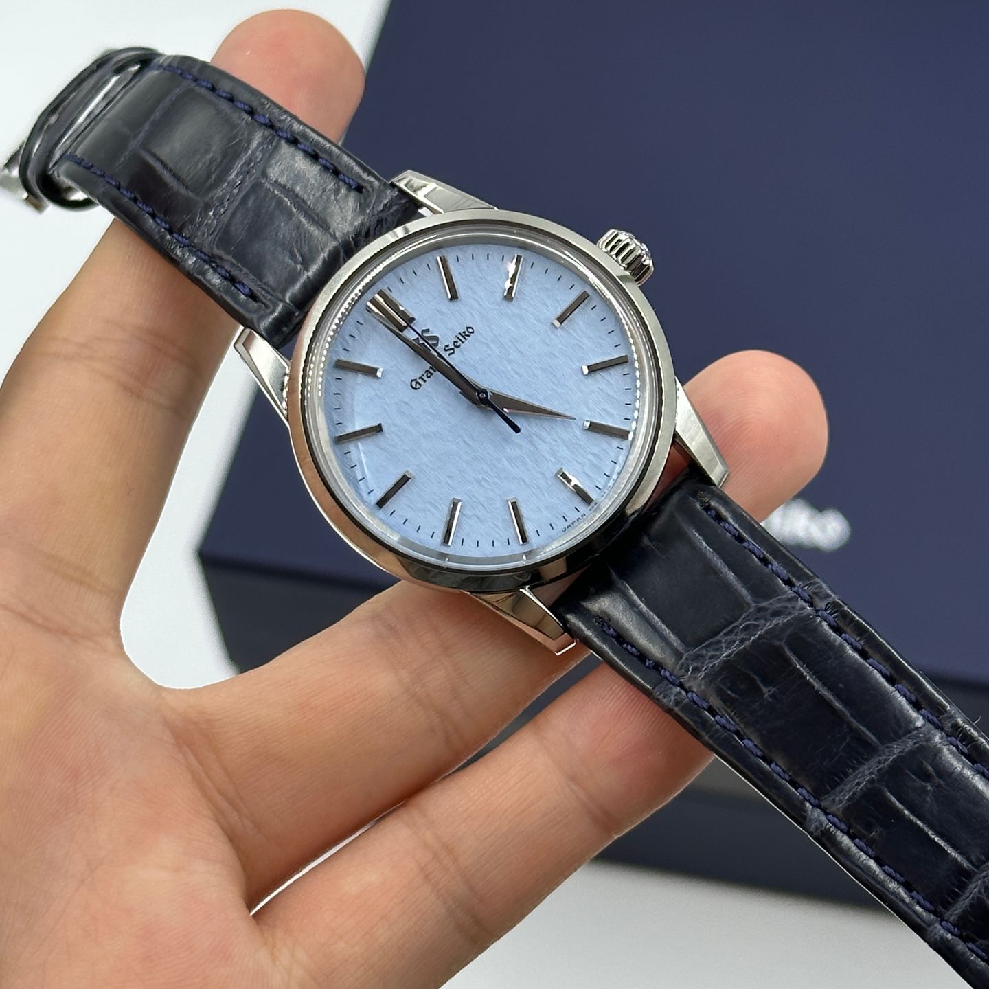 Grand Seiko Elegance Collection SBGX353 (2024) - Blauw wijzerplaat Onbekend Staal (8/8)