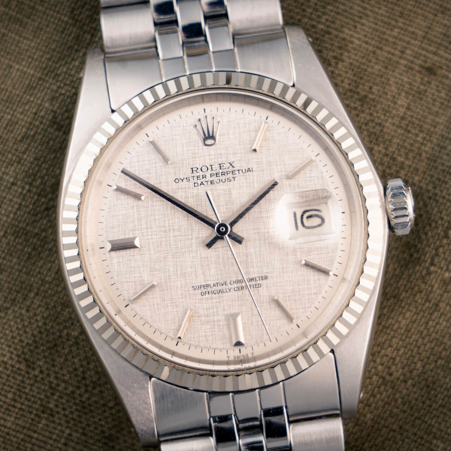 Rolex Datejust 1601 (1973) - Silver dial 36 mm Steel case (2/4)