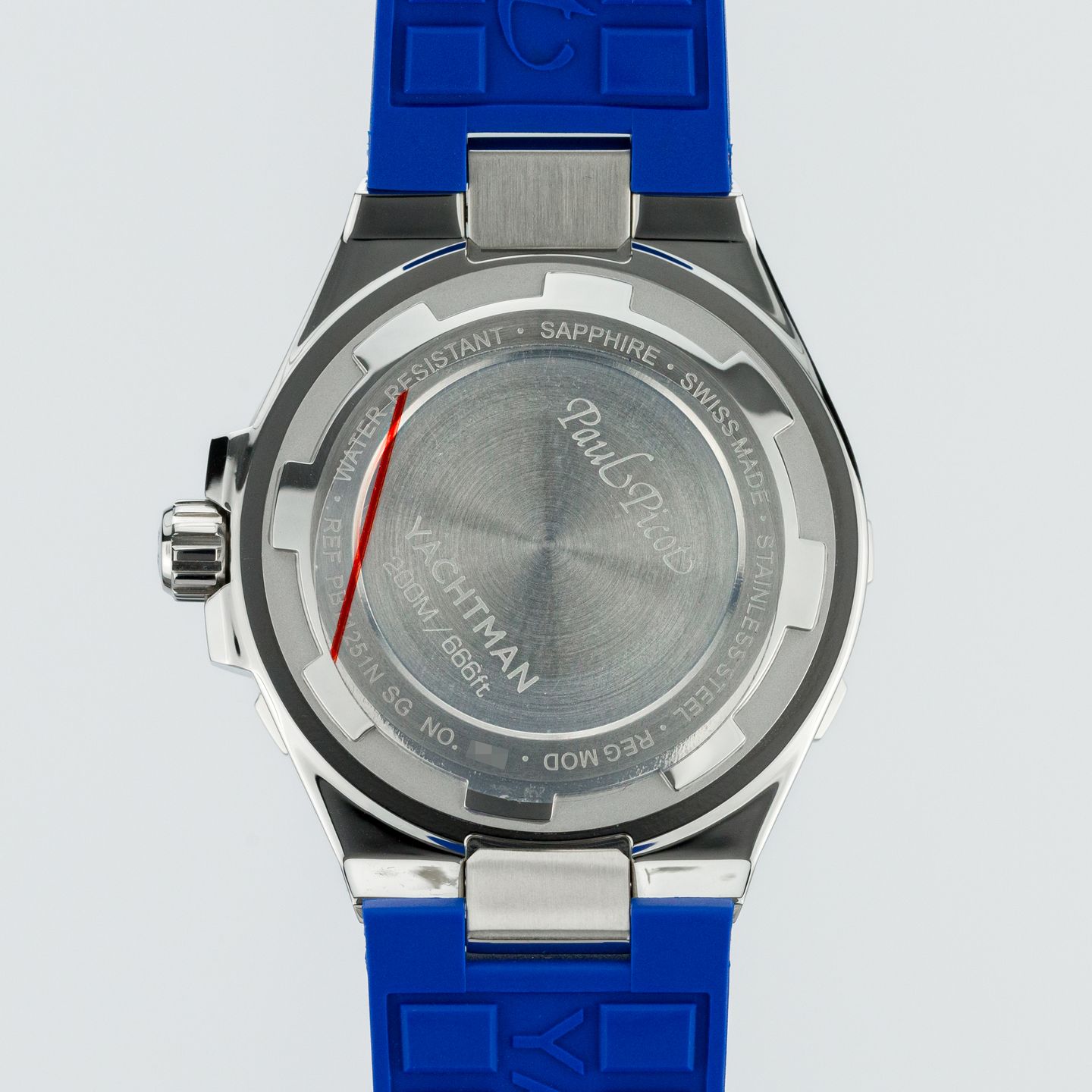 Paul Picot Yachtman P1251BJ.SG.2614CM010 (Unknown (random serial)) - Blue dial 43 mm Steel case (5/8)