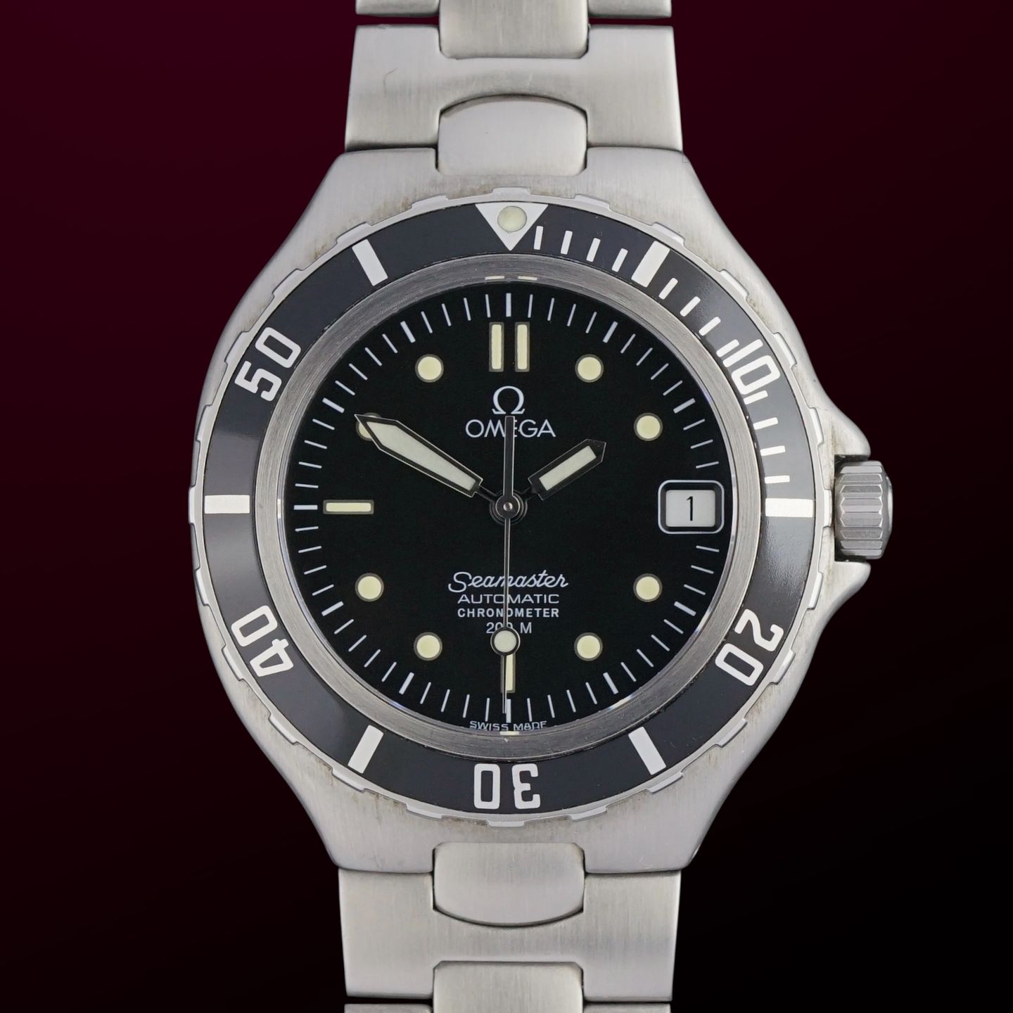 Omega Seamaster 368.1062 (1985) - Black dial 36 mm Steel case (1/8)