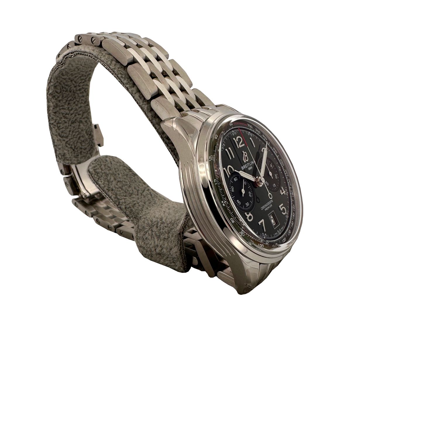 Breitling Premier AB0145371L1A1 (2023) - Groen wijzerplaat 42mm Staal (4/7)