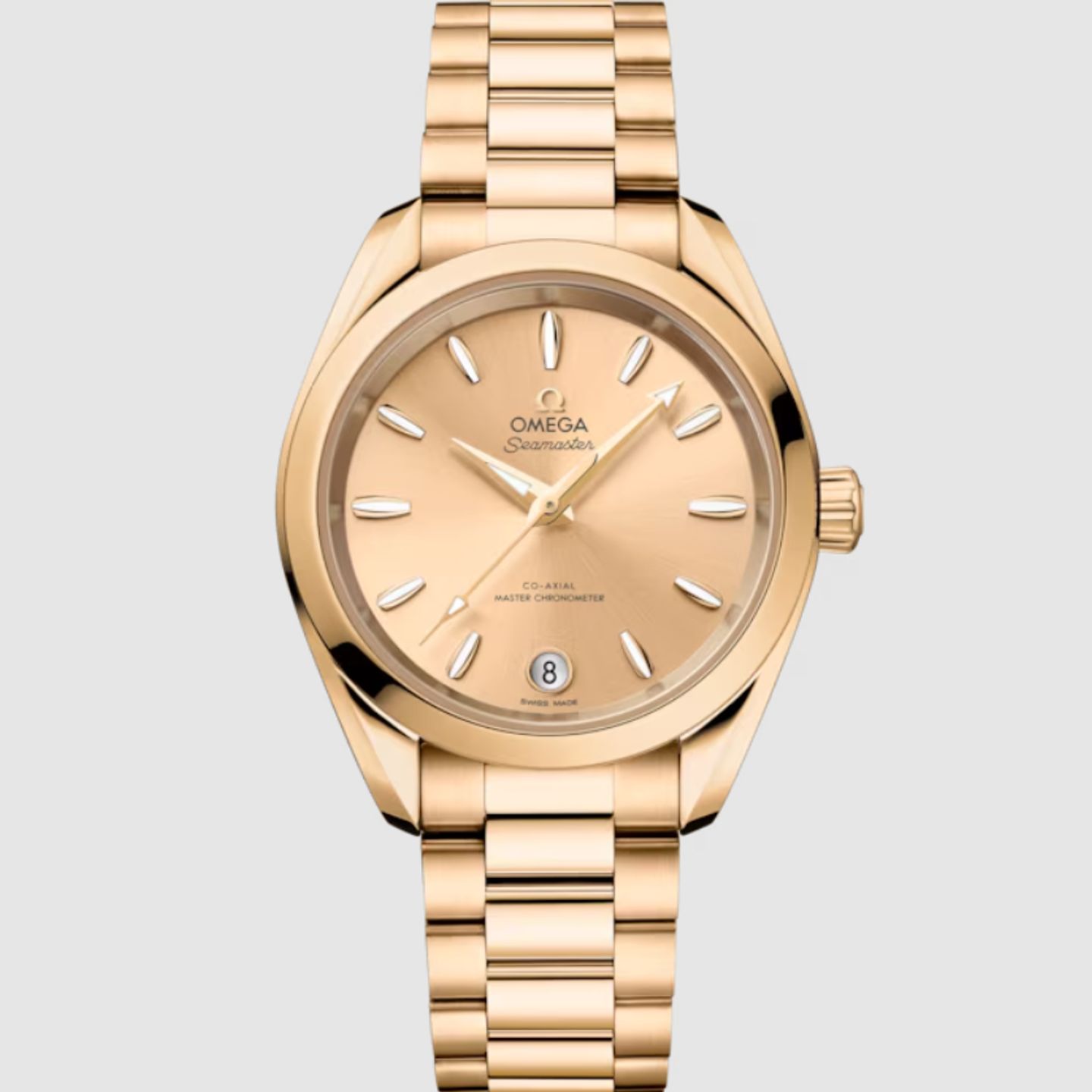 Omega Seamaster Aqua Terra 220.50.34.20.08.001 (2025) - Zilver wijzerplaat 34mm Geelgoud (1/1)