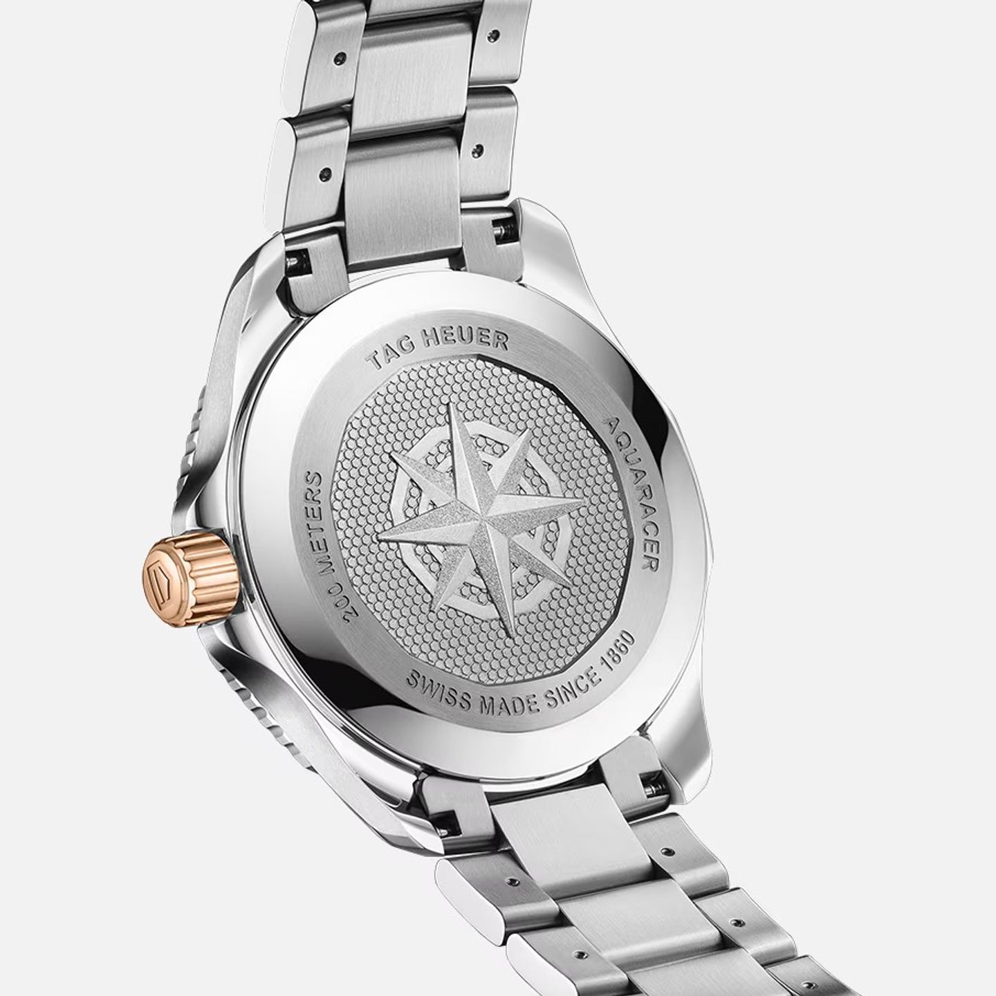 TAG Heuer Aquaracer WBP1121.BB0003 (2025) - Black dial 40 mm Gold/Steel case (3/6)