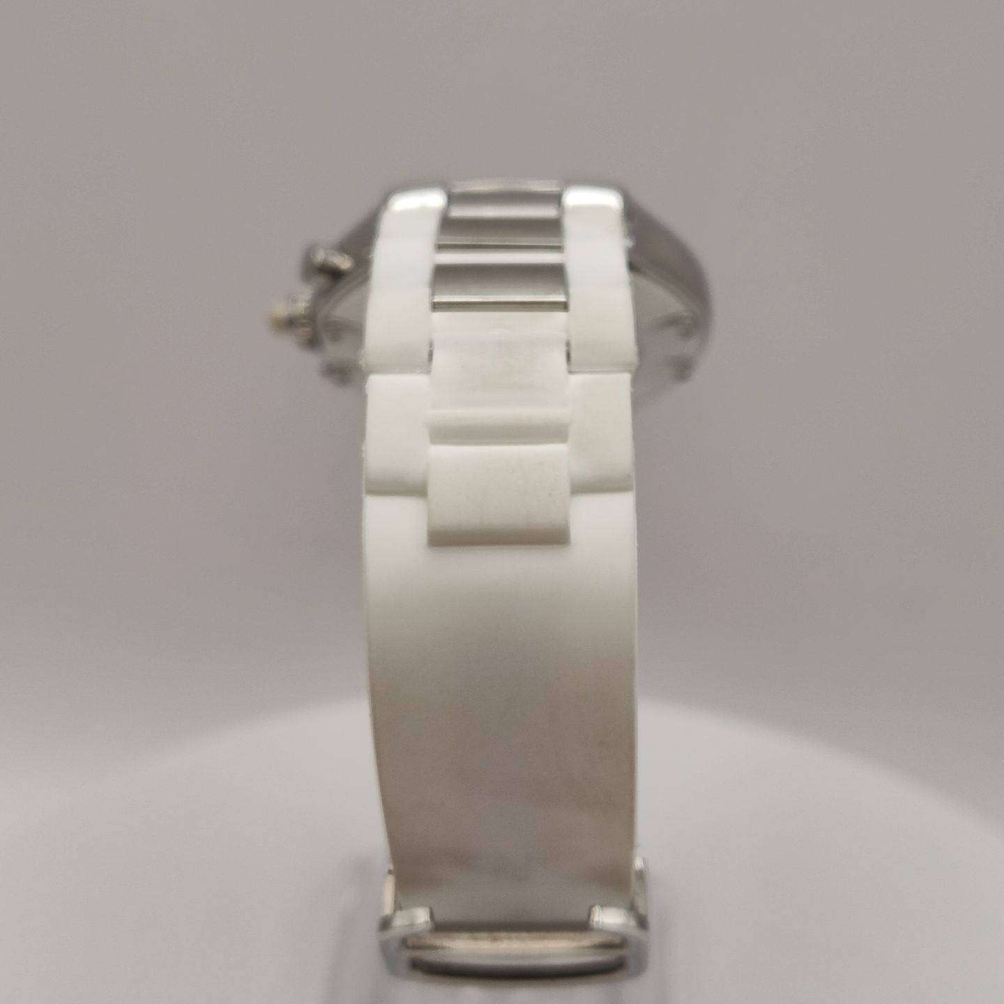 Cartier 21 Chronoscaph 2424 (2000) - White dial 38 mm Steel case (3/8)