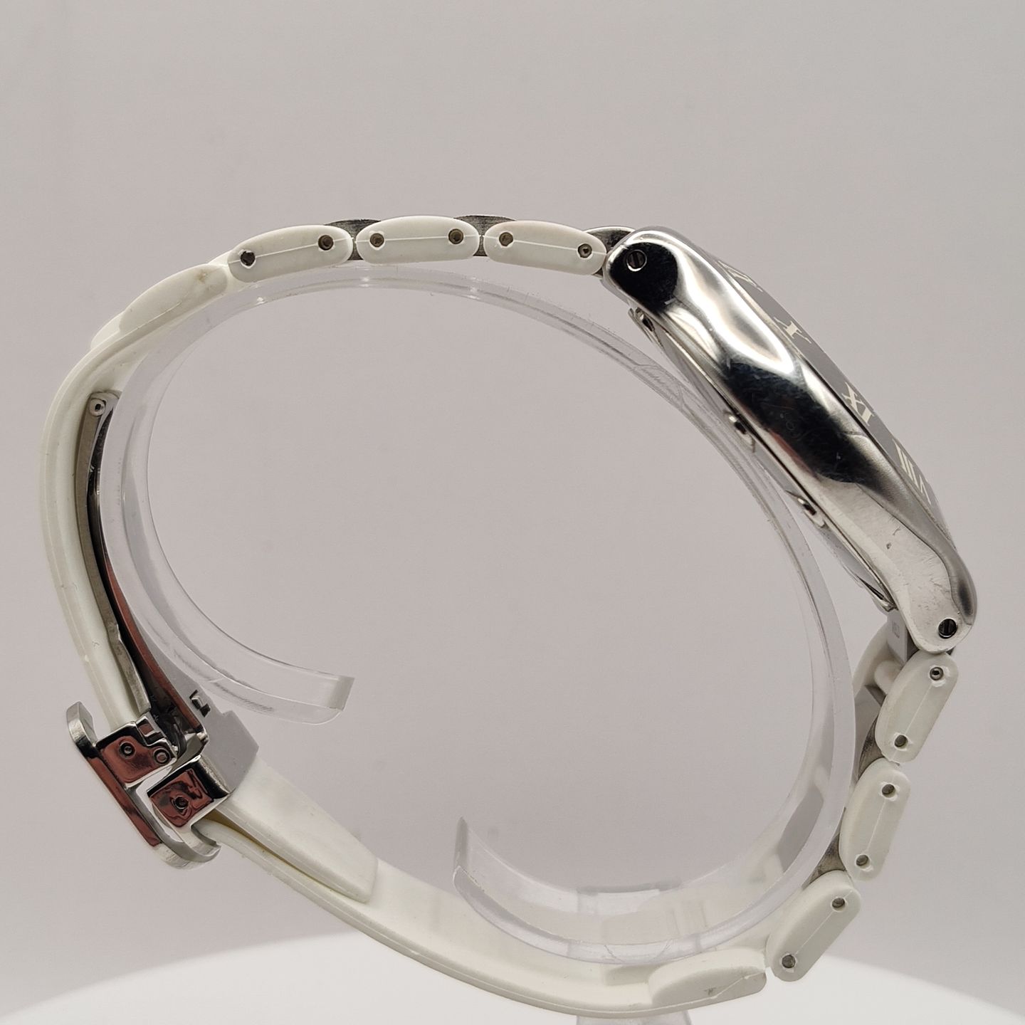 Cartier 21 Chronoscaph 2424 (2000) - White dial 38 mm Steel case (4/8)
